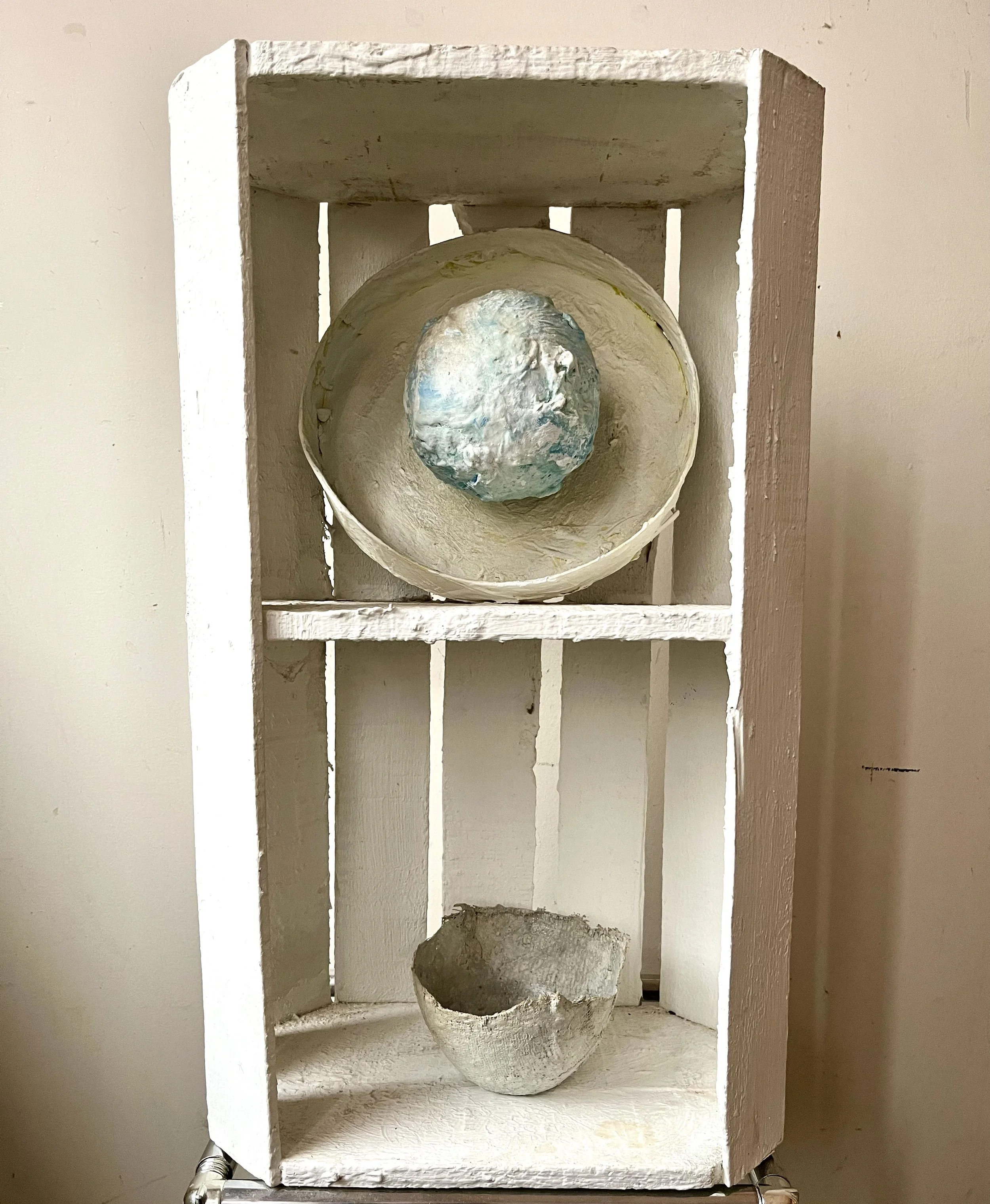 Shelf Life, 2004, mixed media, 12 x 7 x 20.5"