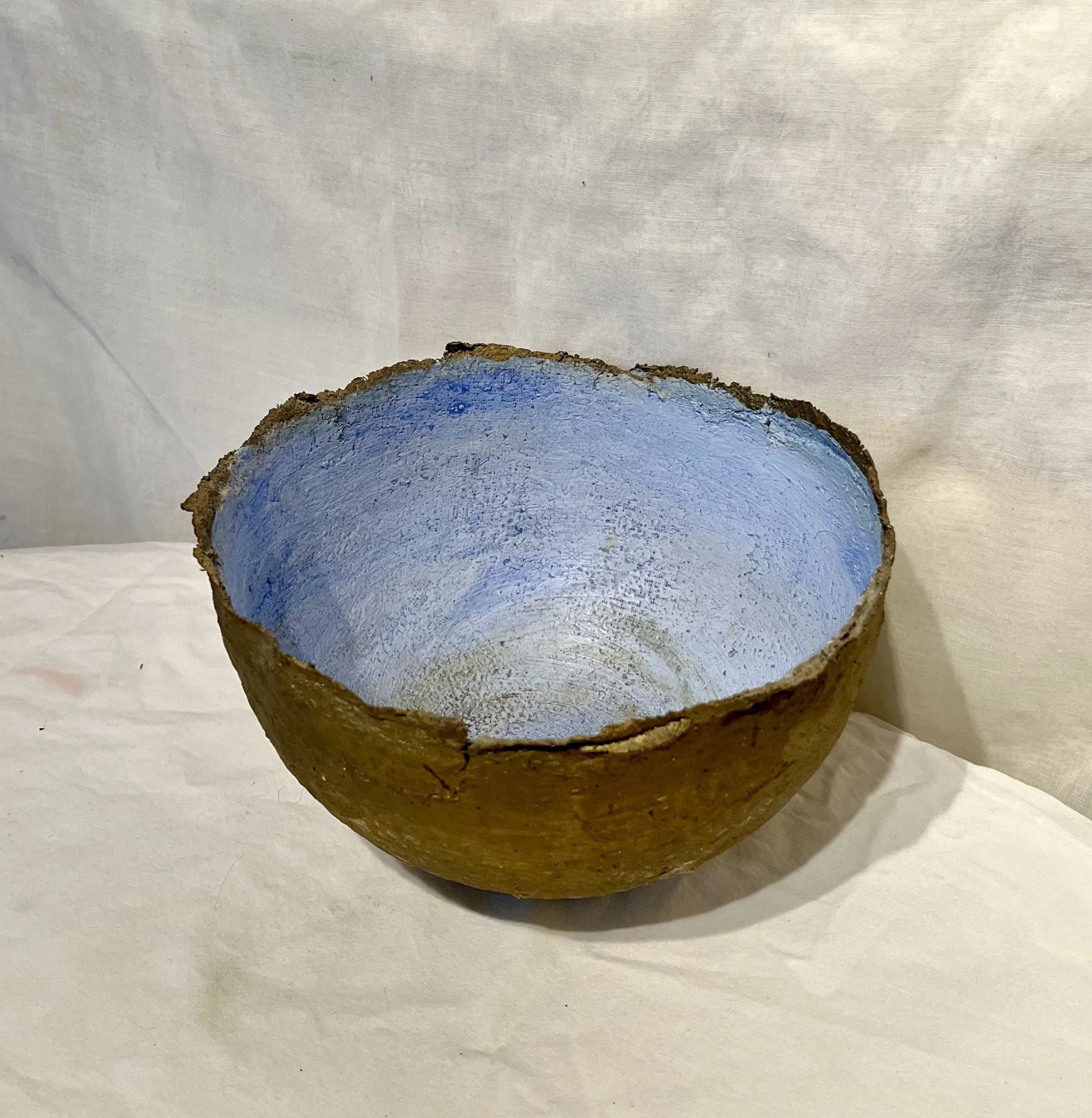 Breath, 1990, plaster, gauze and paint, 8" diameter x 6" high