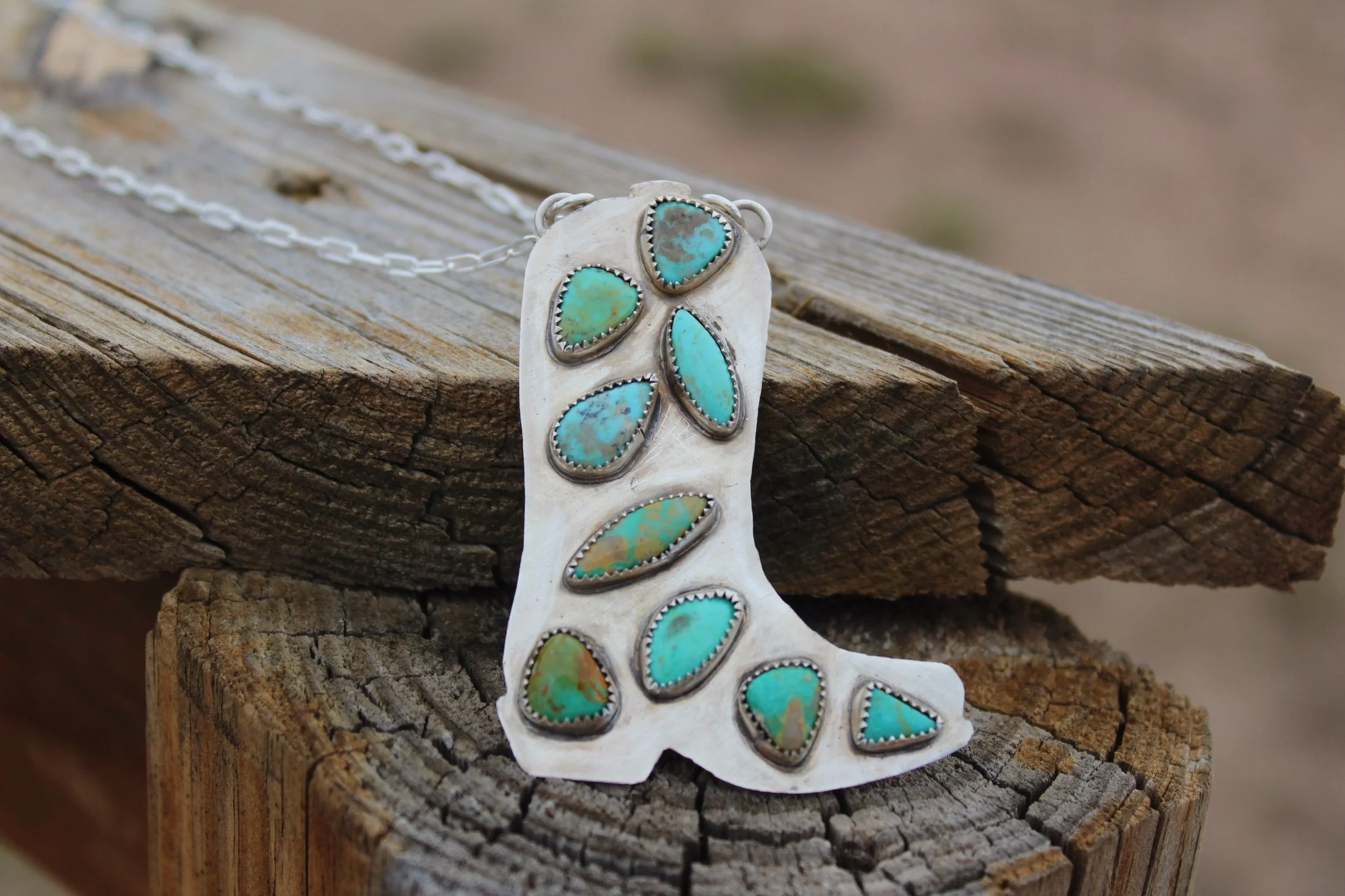 Cowboy Boot Necklace