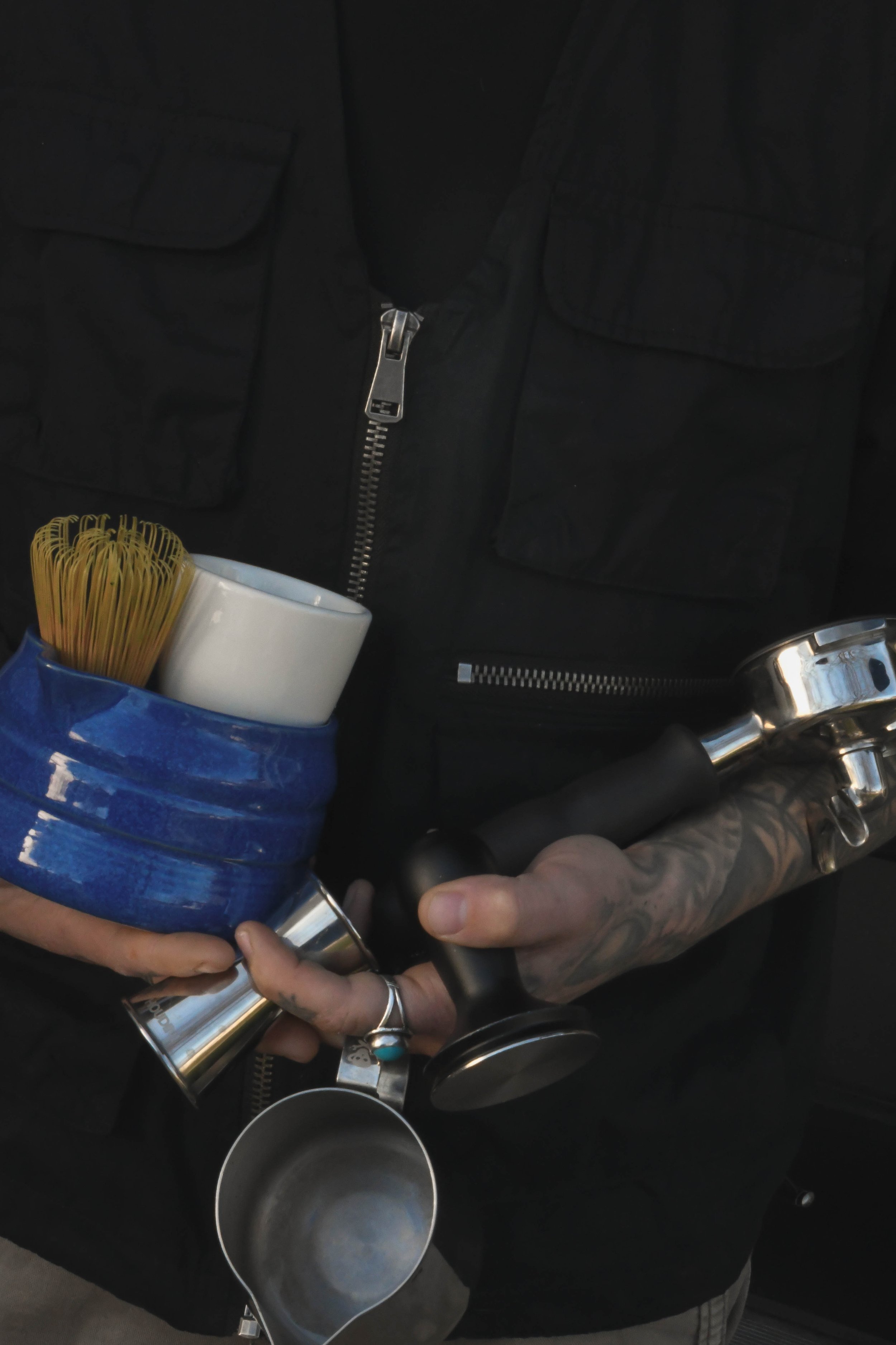 Self-sufficient mobile espresso bar for on-set film production. Industry-fluent hospitality for Milwaukee creative environments.