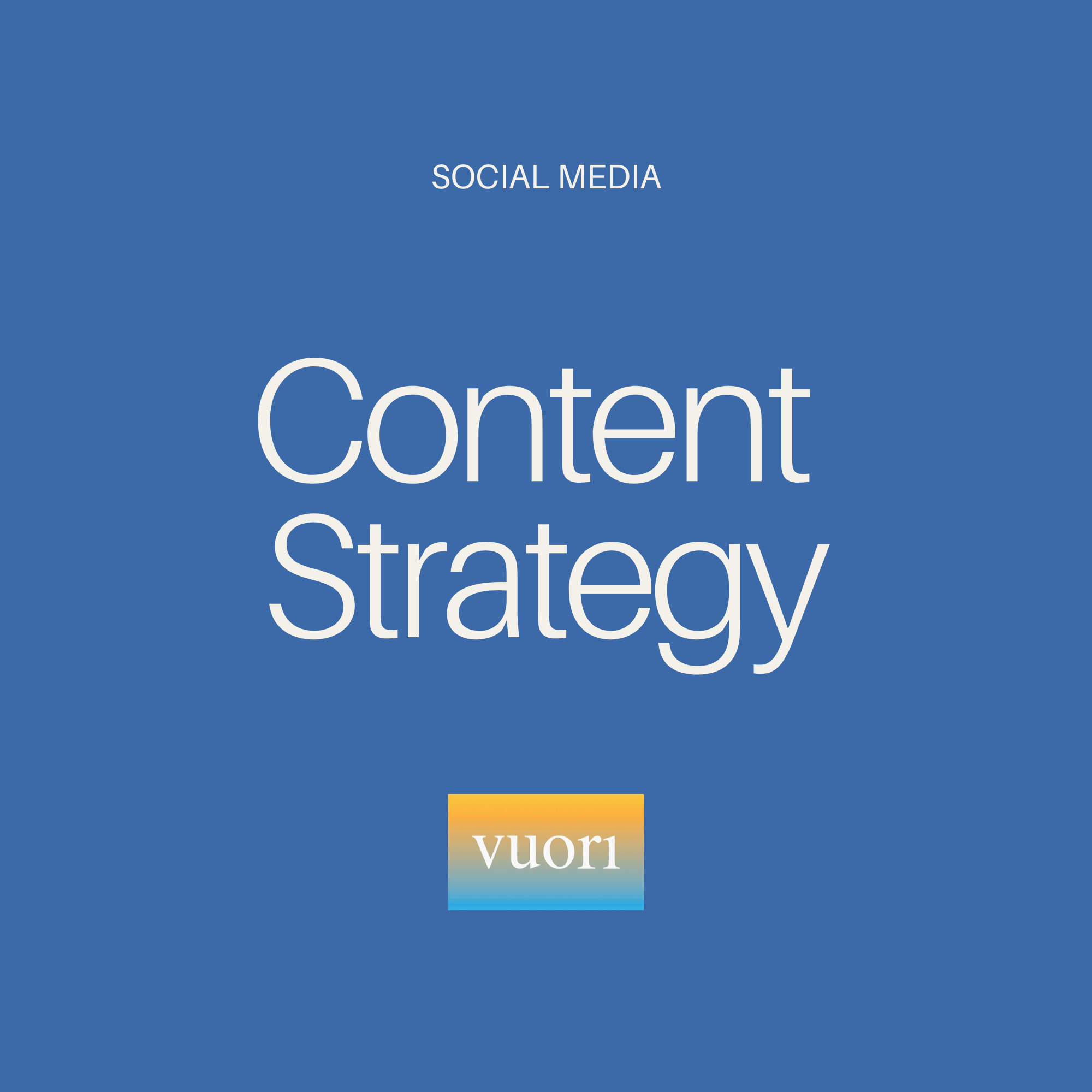 Vuori Content Strategy