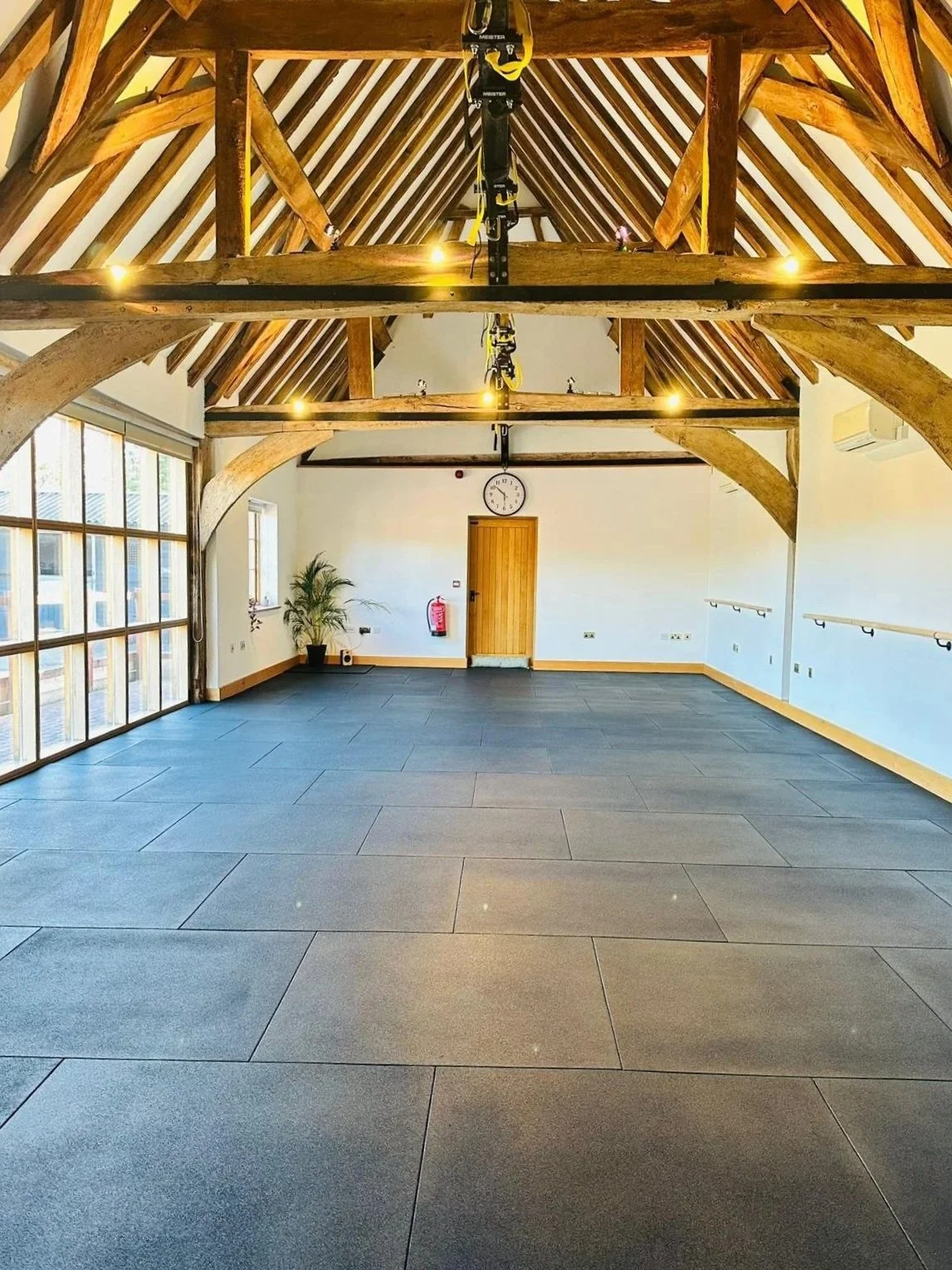 Bright meditation studio in Berkshire at TRX Clubhouse Swallowfield Equestrian Centre