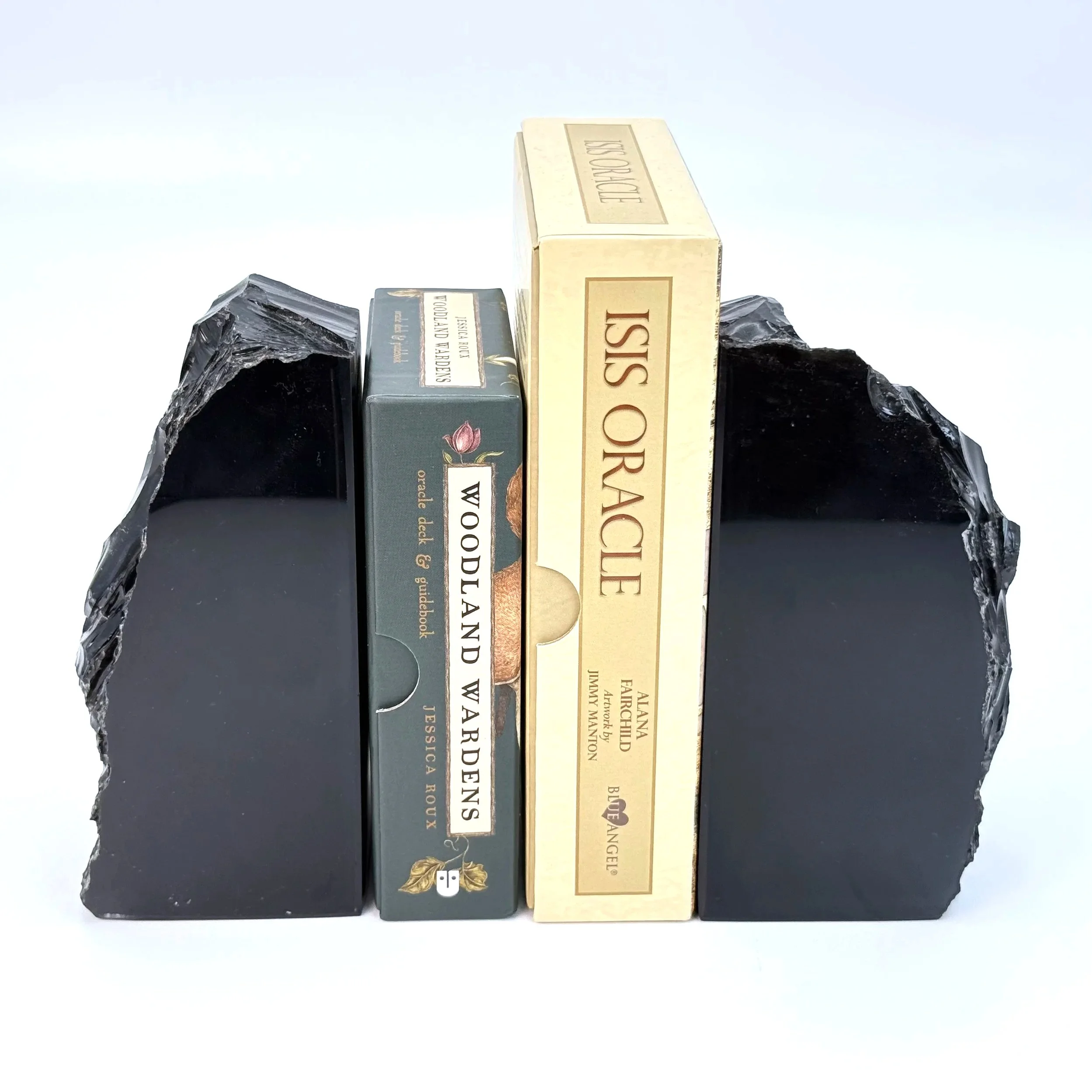 Obsidian Book Ends