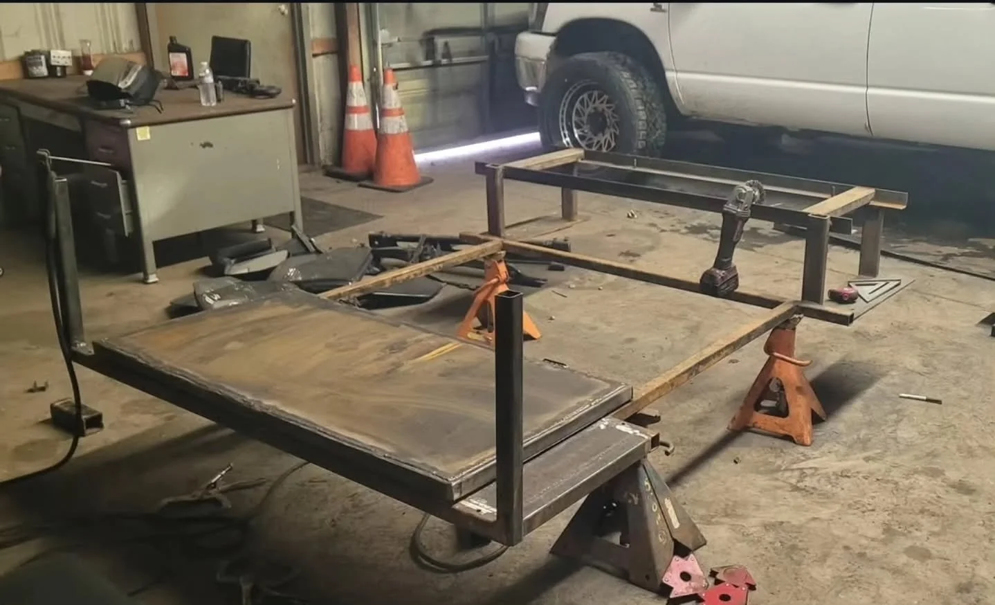 Would really love to get back into projects like these or even build out a bed for someone not in a hurry. 

We are full swing into fabrication and took a completely different route then I initially wanted to. 

cpstevemiller.com 
717-386-8977
