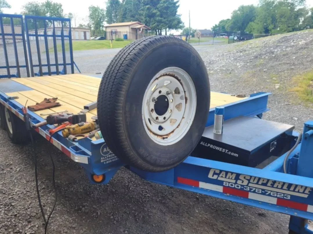 Spare Tire Mount & Board Support Beams