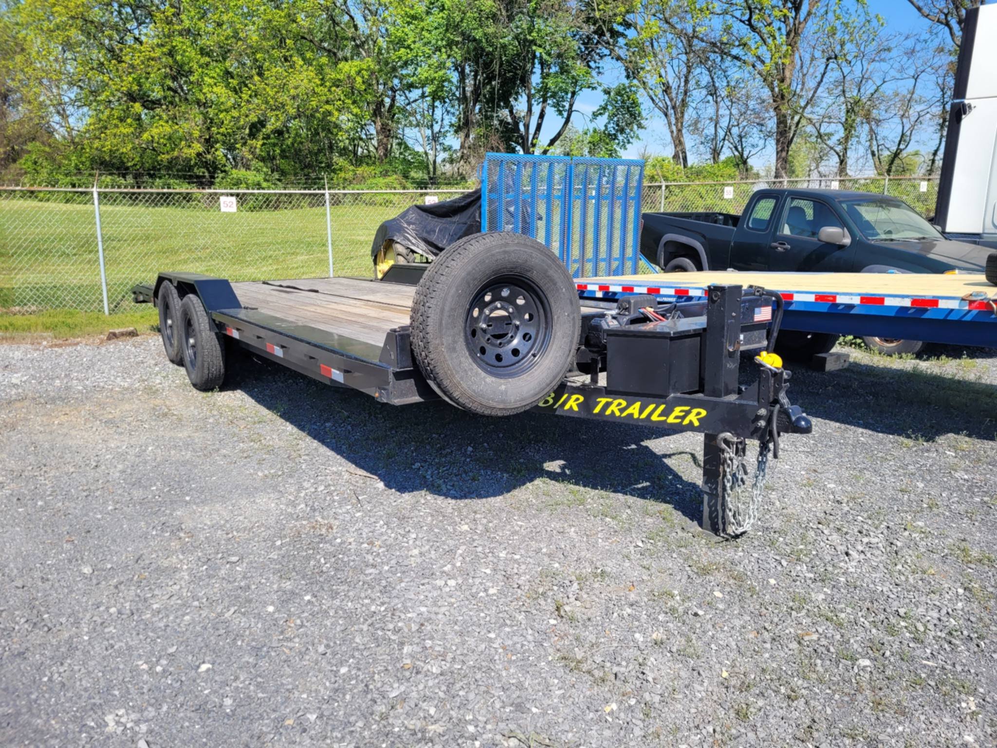 Spare Tire Gusset & Winch Support On A Brand New Trailer