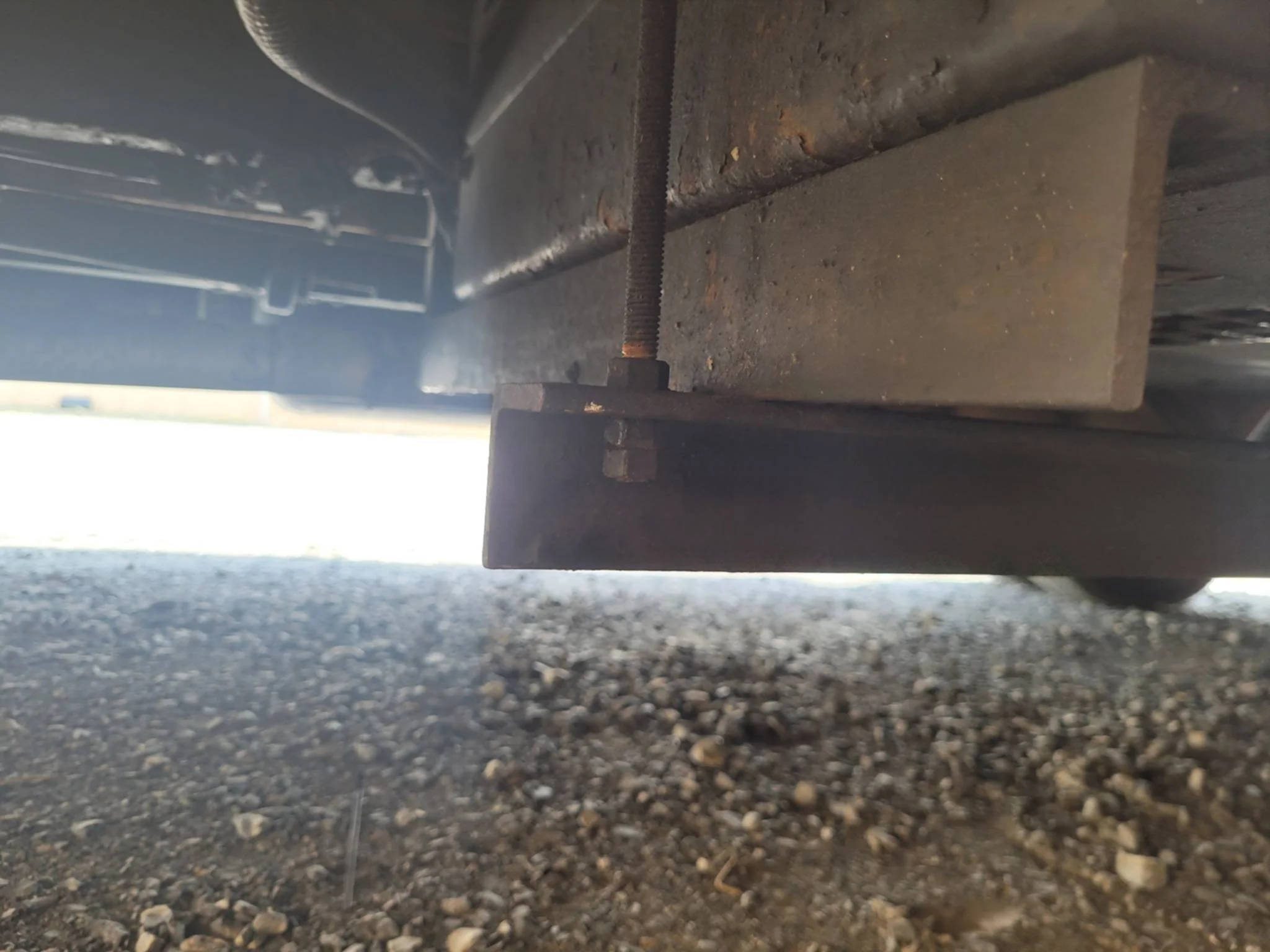 Factory threaded rod to hold the channel in place