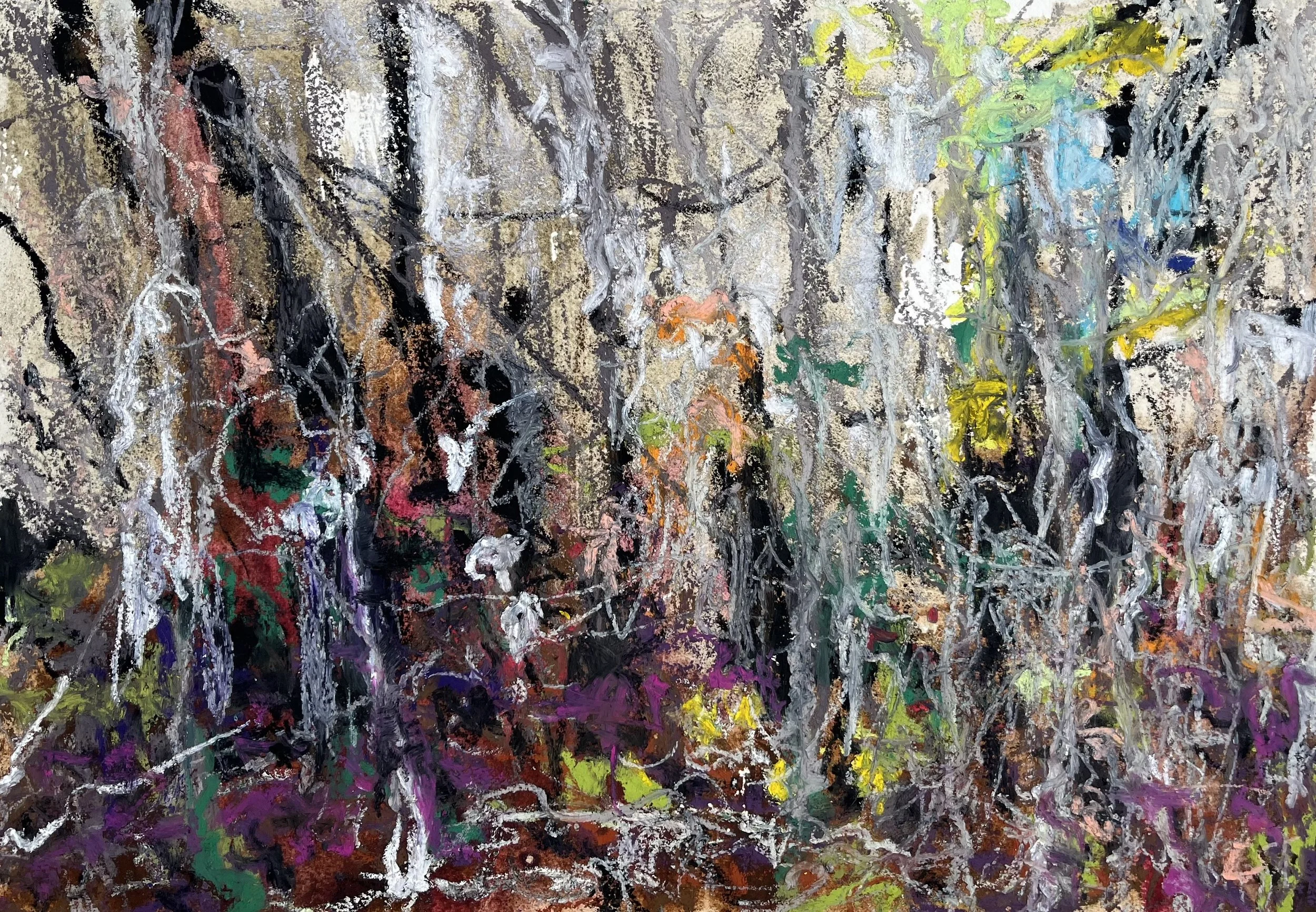 2025
Watercolor and oil pastel, 9 x 13 in