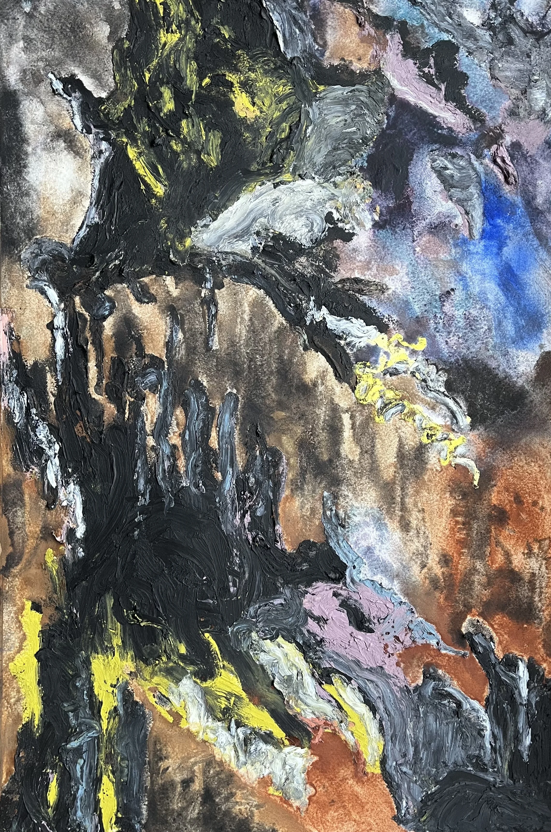 2024
Watercolor, oil pastel, 21 x 14 in 