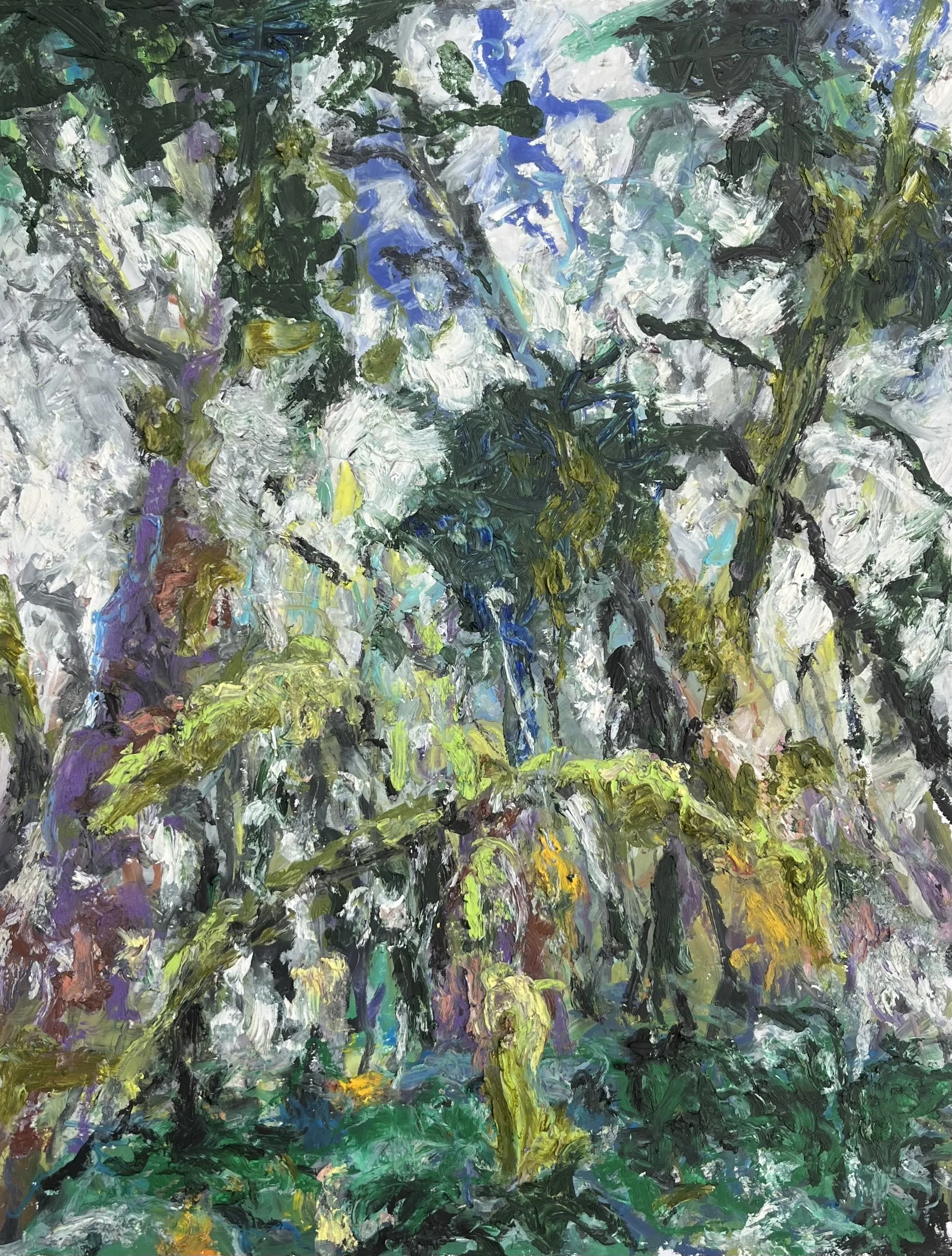 2024
Oil pastel, 11 1/2 x 8 3/4 in