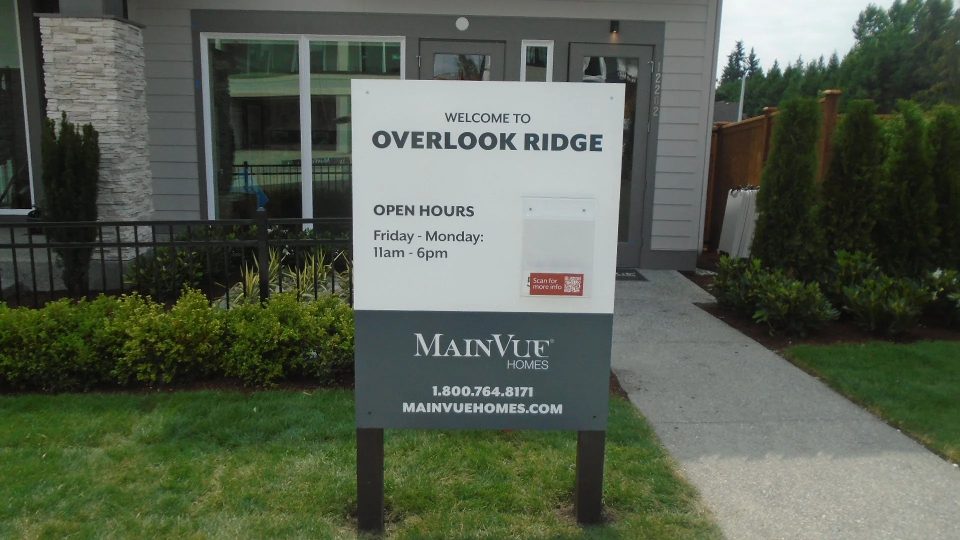 lease program hours of operation community signage