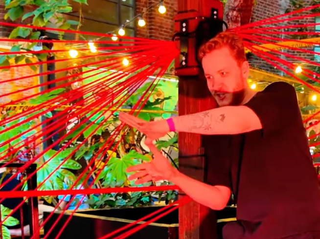 German Influencer recreates a crime scene at Dexter: The Experience in London