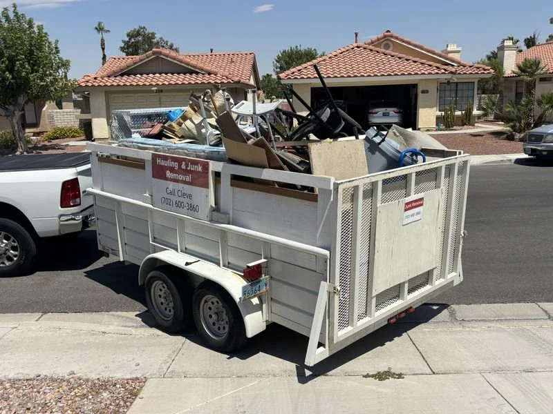 Hauling & Junk Removal - Furniture removal, yard debris, construction waste, and large item pickup across Las Vegas.