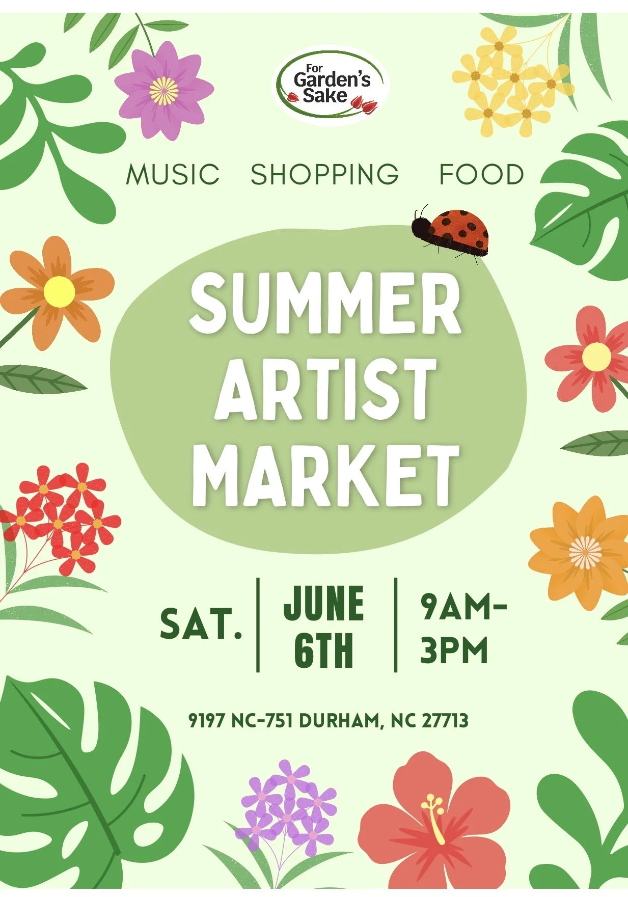 FGS Summer Artist Market