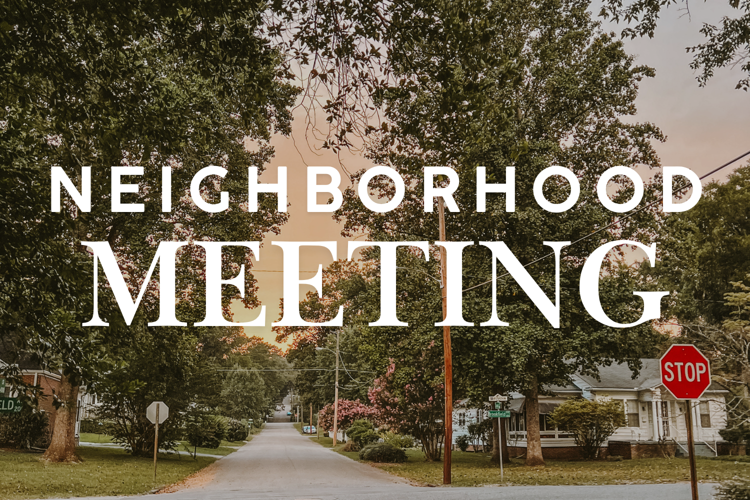 Belvoir Neighborhood Meeting