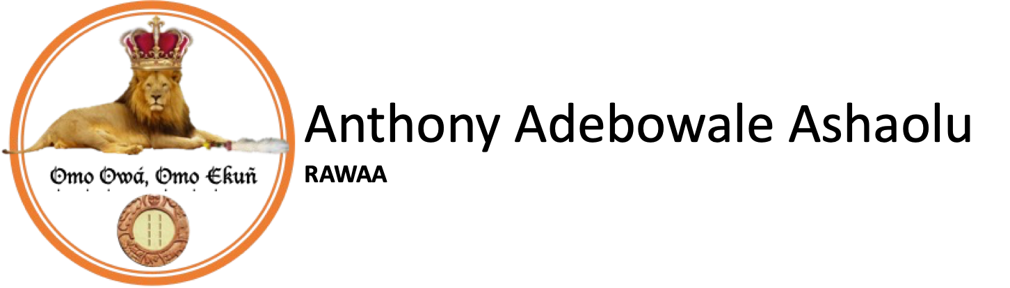 Anthony Adebowale Ashaolu RAWAA