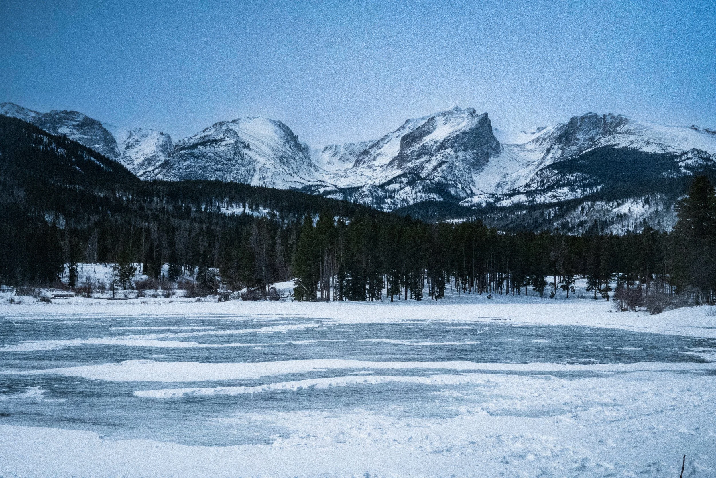 Frozen Sprague Lake
Colorado
March 2023
