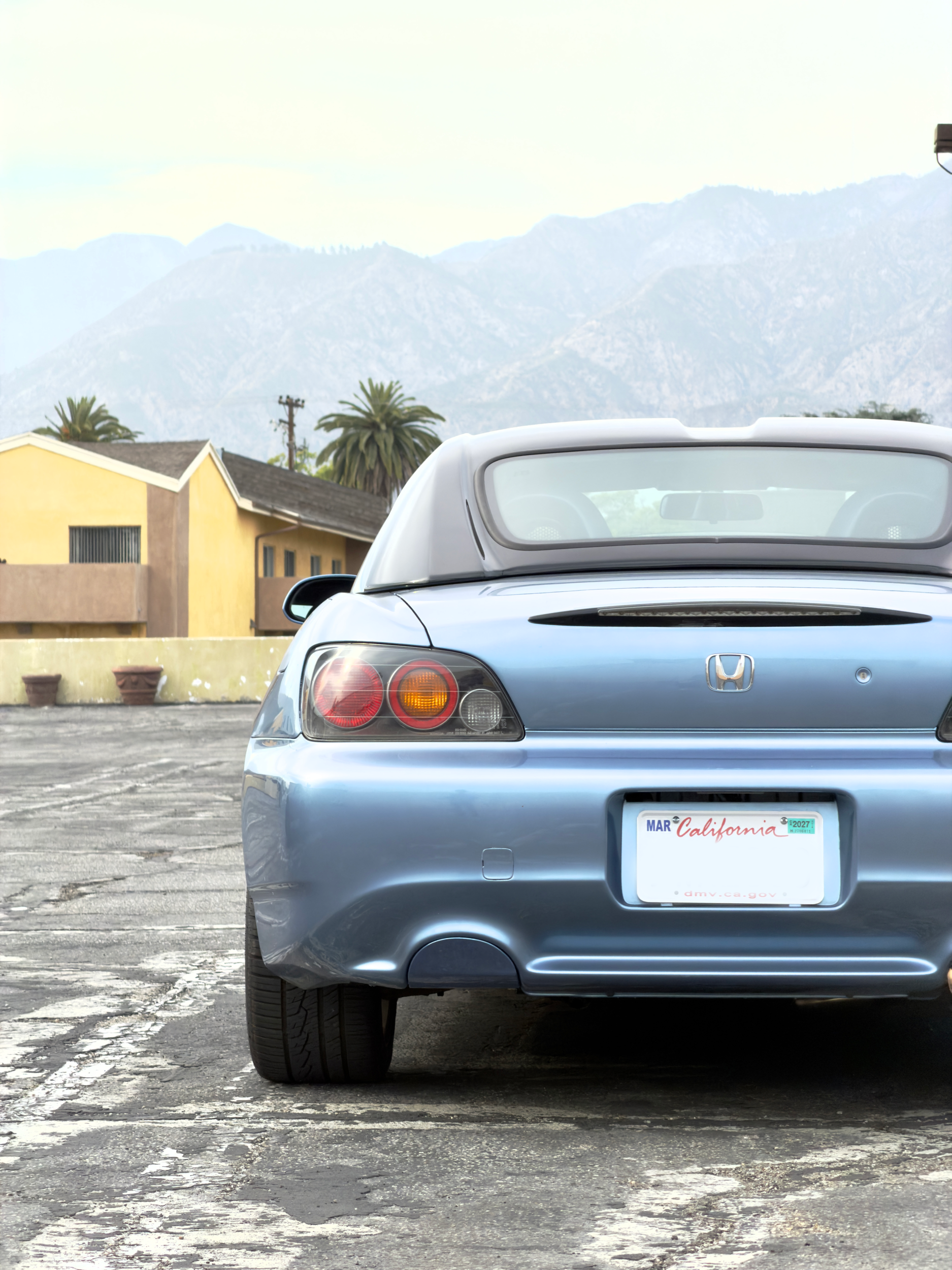 S2000 AP2 Single Exit Exhaust Bumper Cover Plug