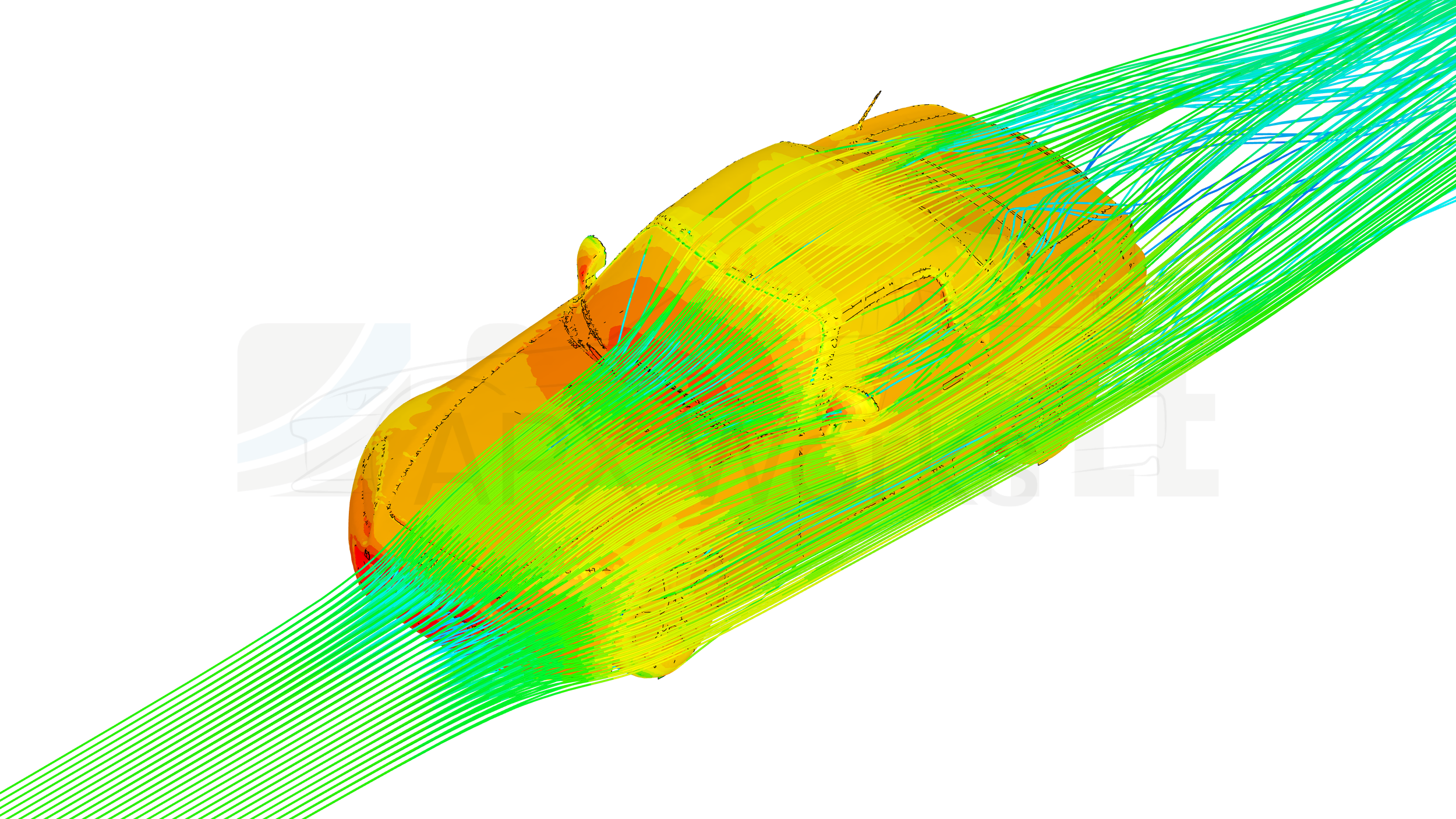 CFD Analysis of S2000 with Air Deflectors Installed