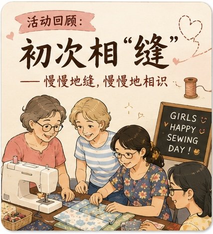 活动回顾：初次相“缝”——慢慢地缝，慢慢地相识