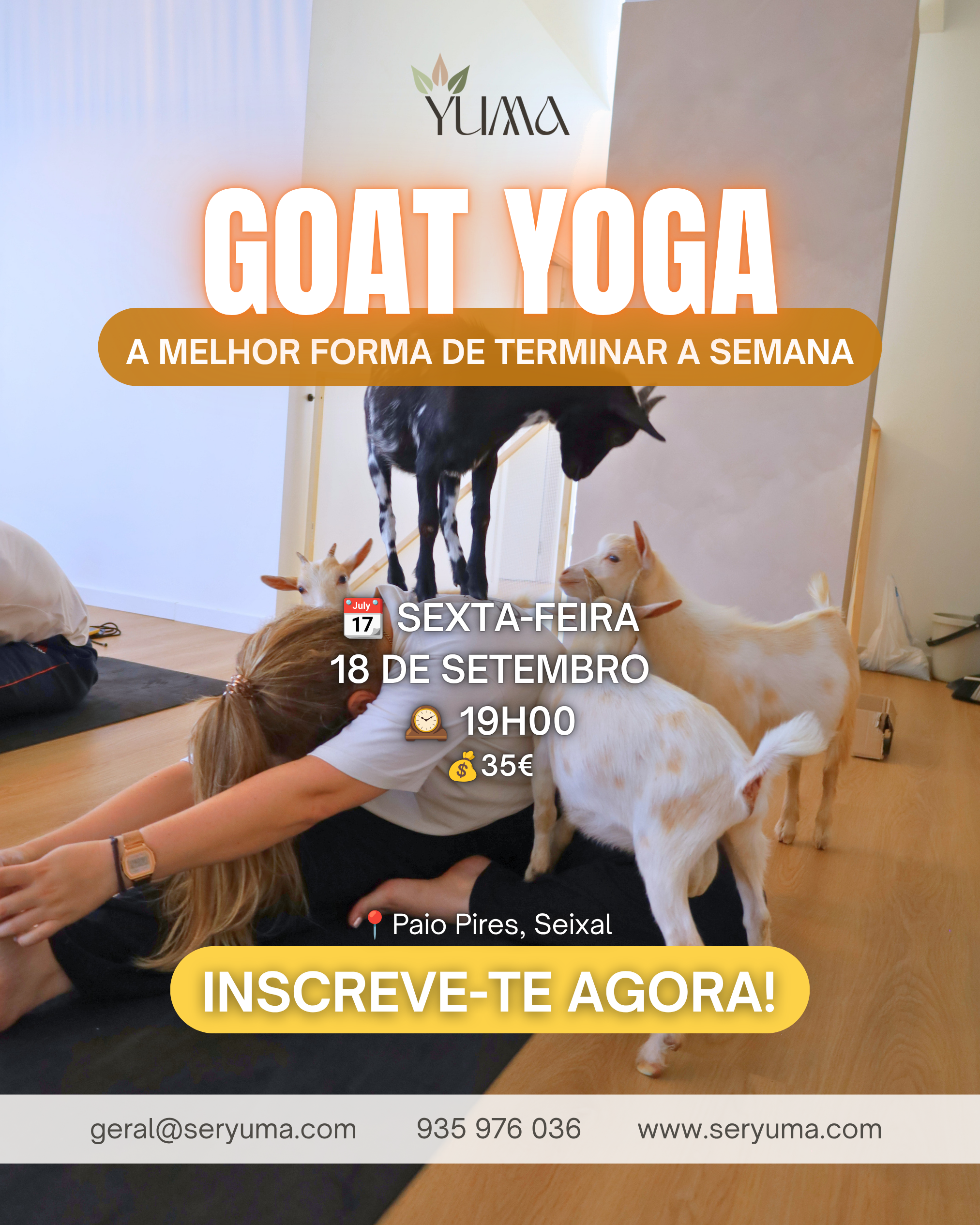Goat Yoga - 18 Setembro