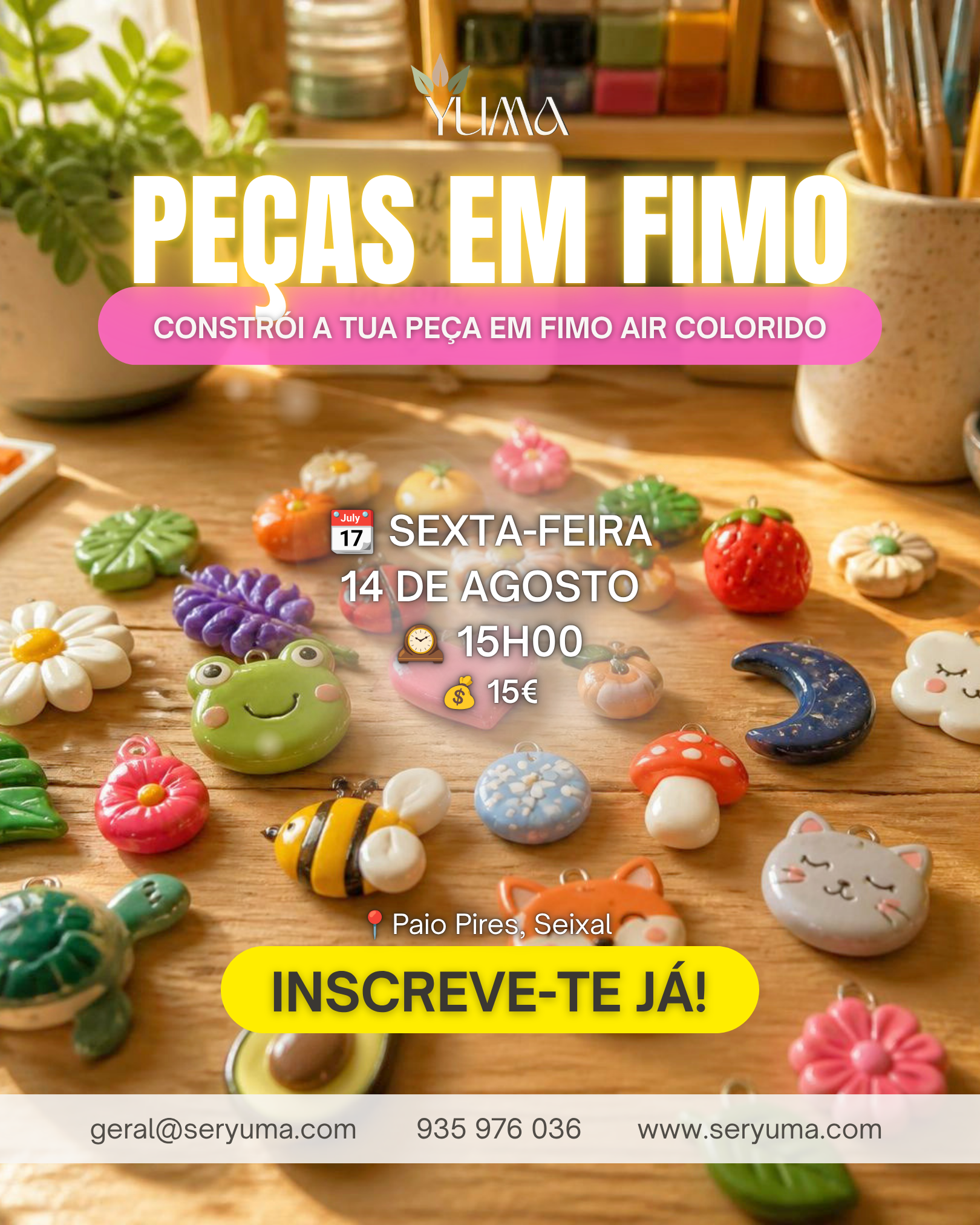 Peças em Fimo