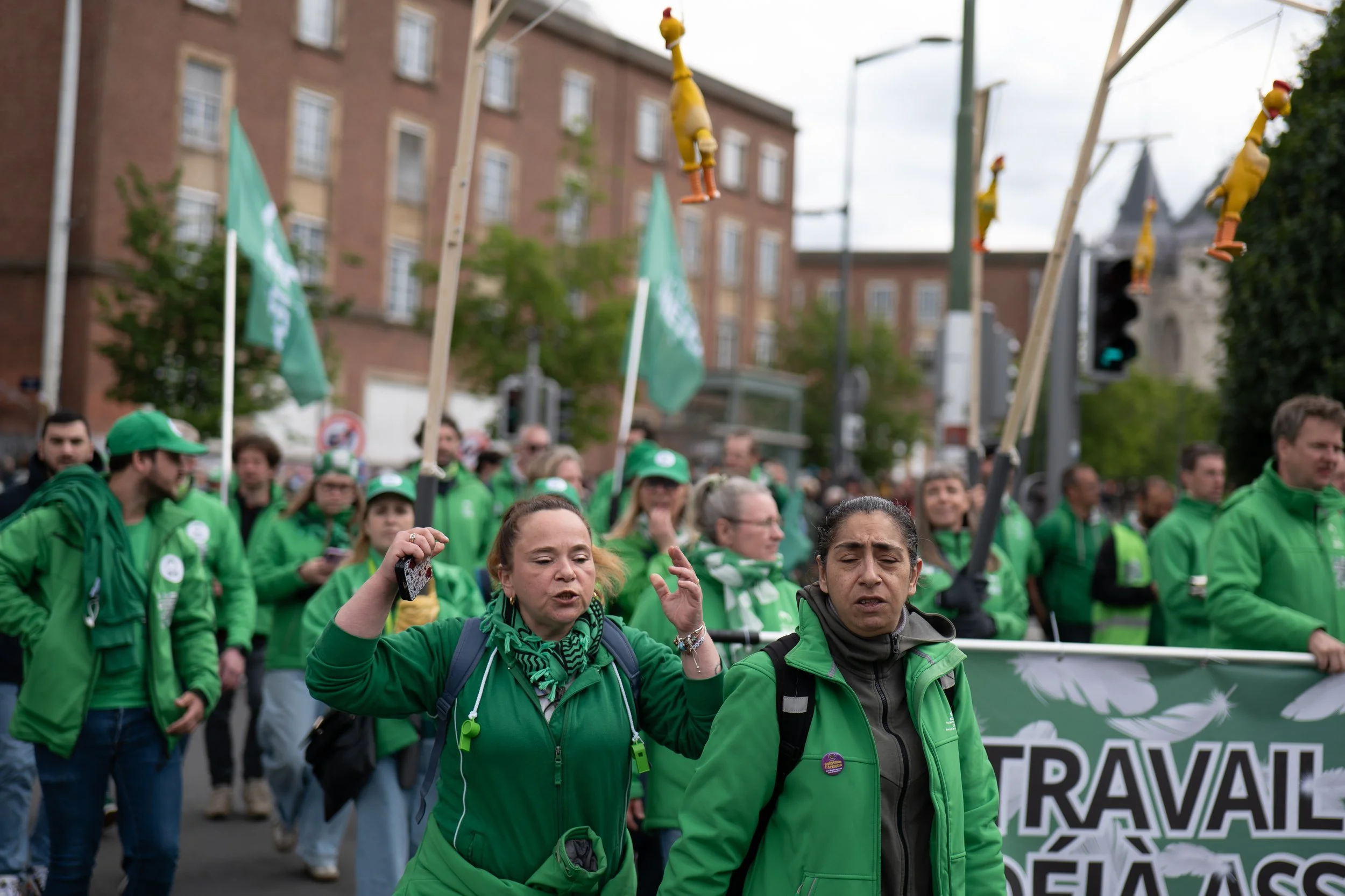 Protest action in Brussels 26/5/12