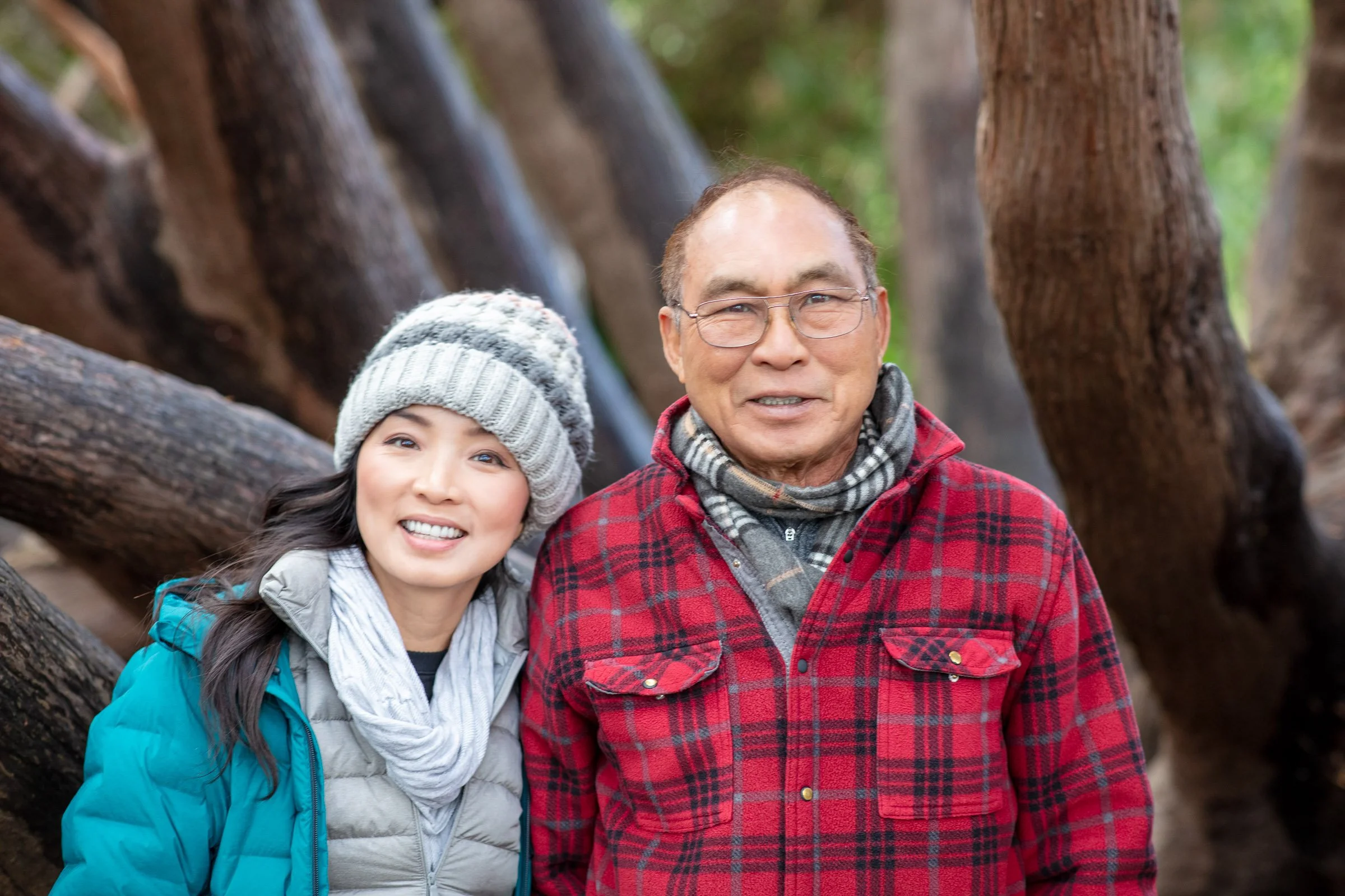 Father and adult daughter portrait Wilder Ranch Santa Cruz Bay Area family photographer
