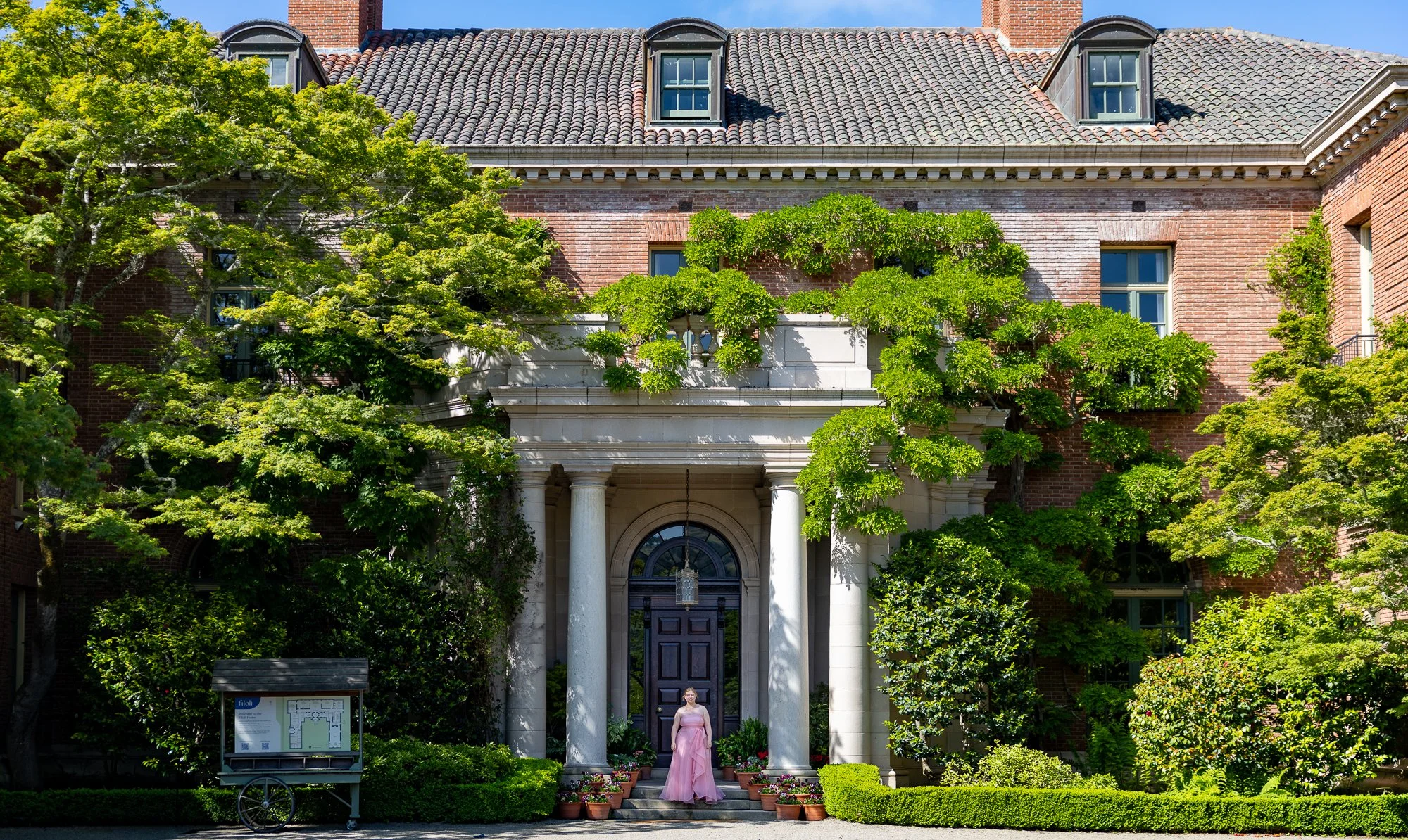 A Commercial Model Session at Filoli Gardens, Woodside