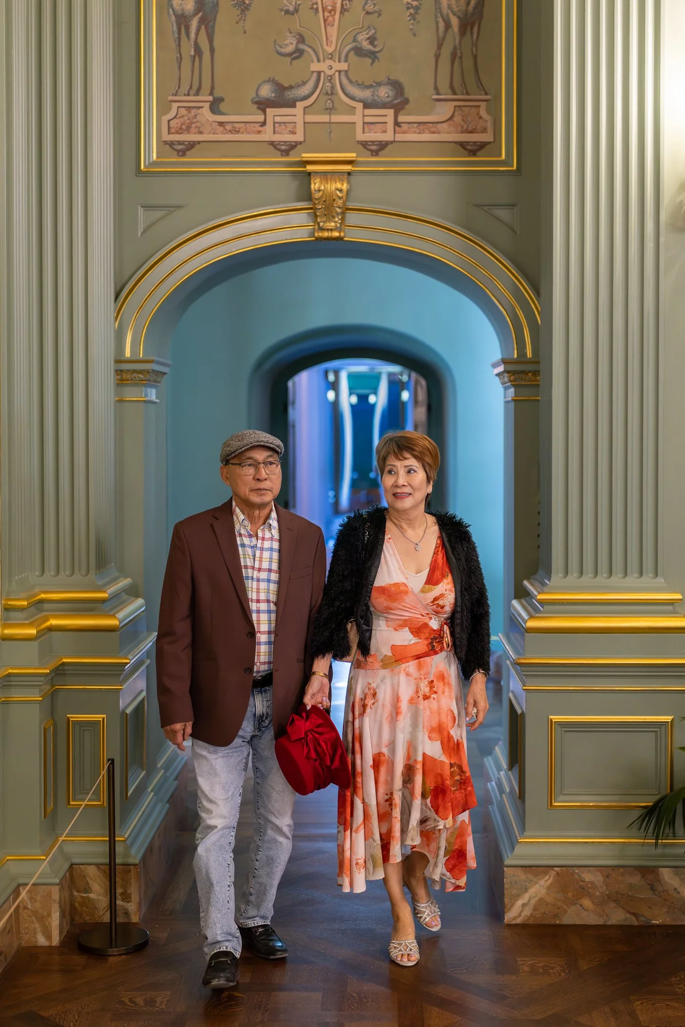 Filoli Portrait Session for an Older Couple: A Gift