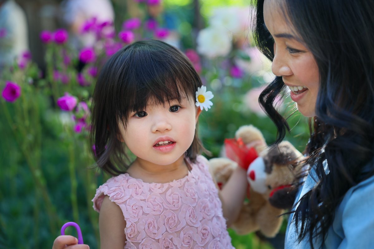 Child with woman