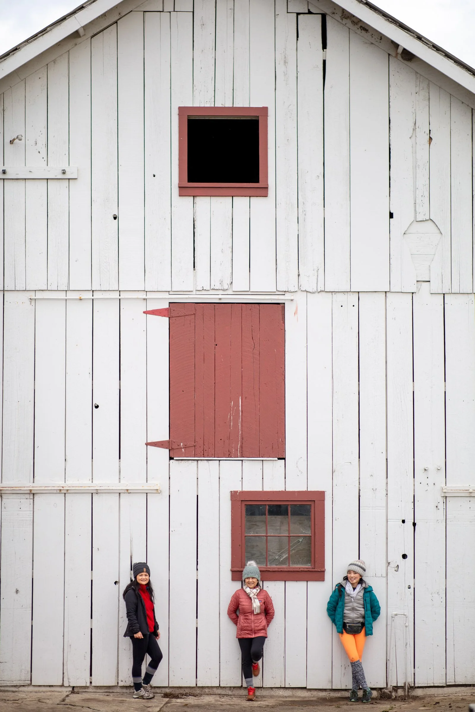 Wilder Ranch State Park historic white barn family photography Santa Cruz Bay Area