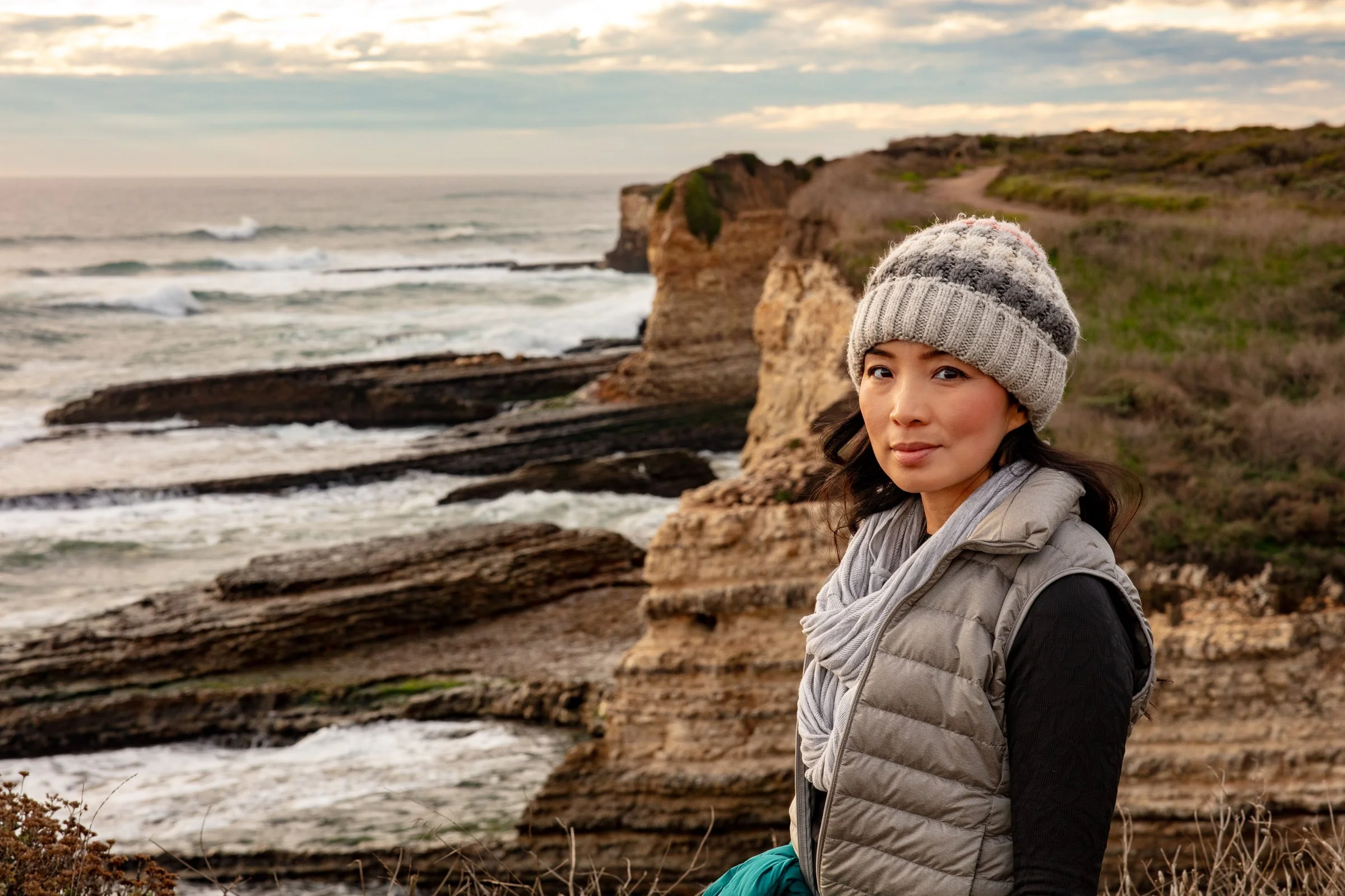 Wilder Ranch coastal cliffs portrait Santa Cruz Bay Area outdoor family photographer