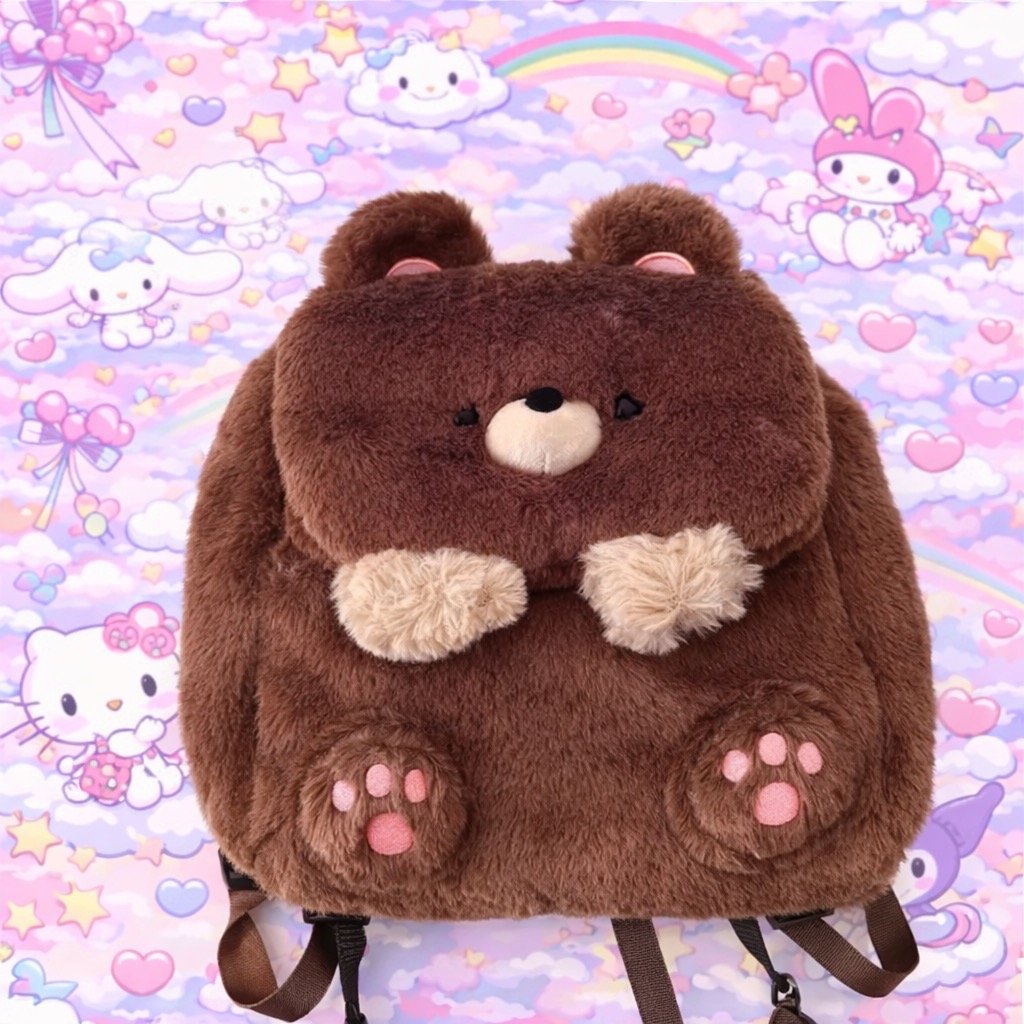 Kawaii Mini Bear Backpack