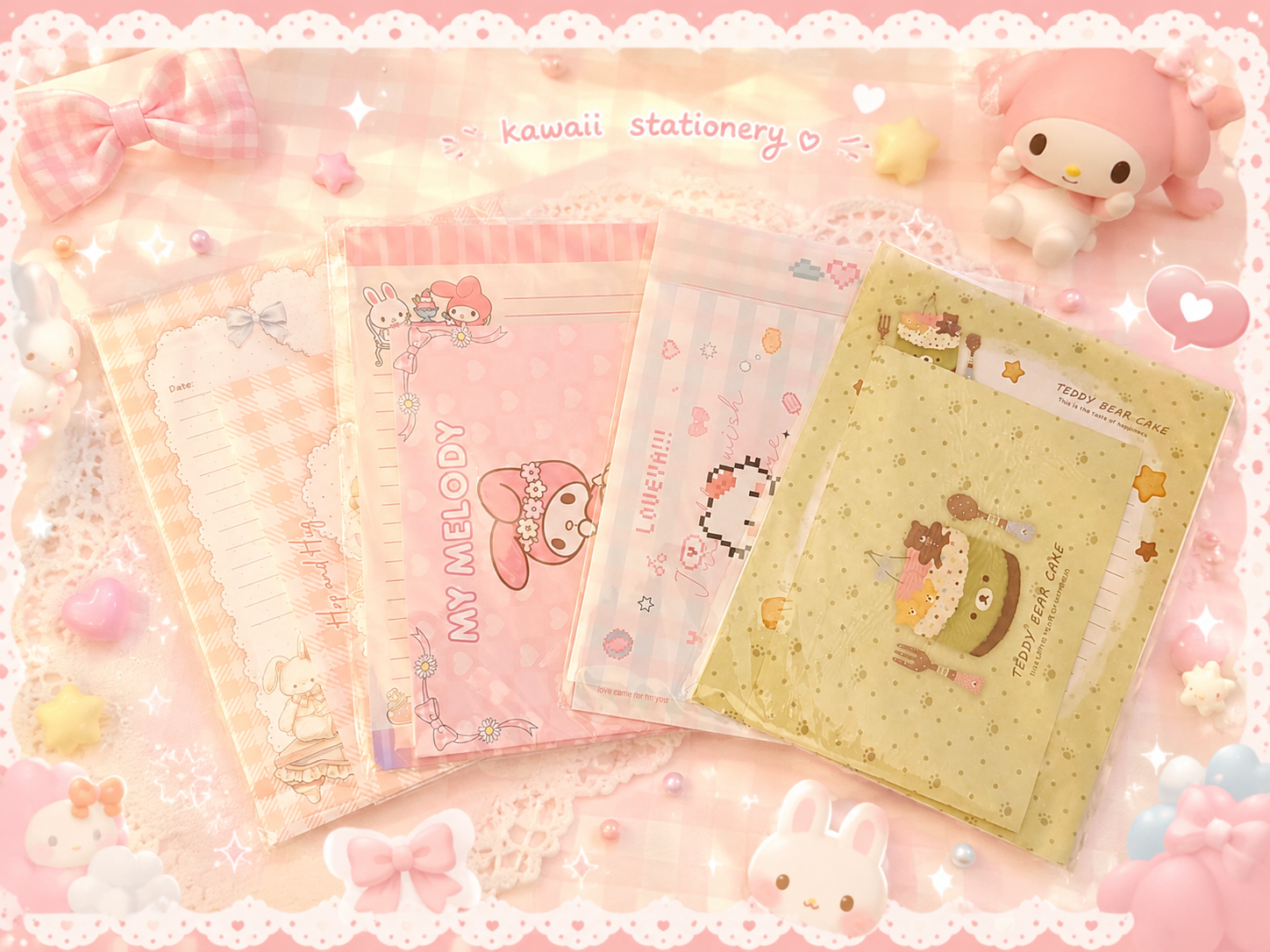 💌 Kawaii Memo Letter Set