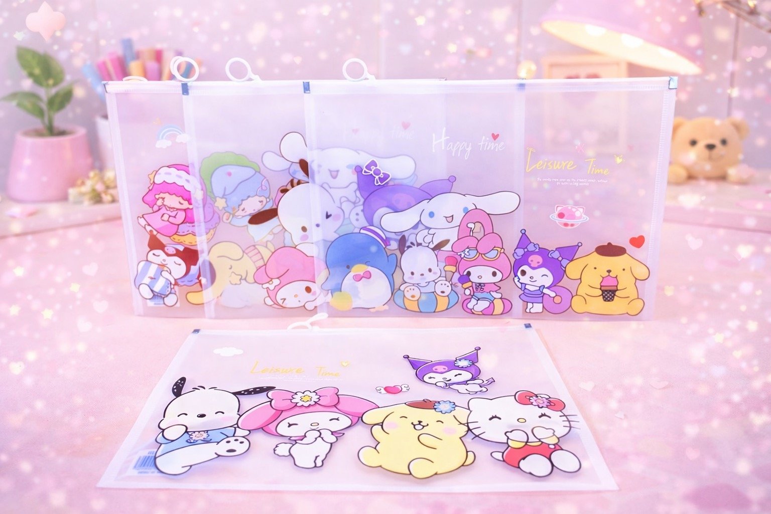 Large Kawaii Document Bag