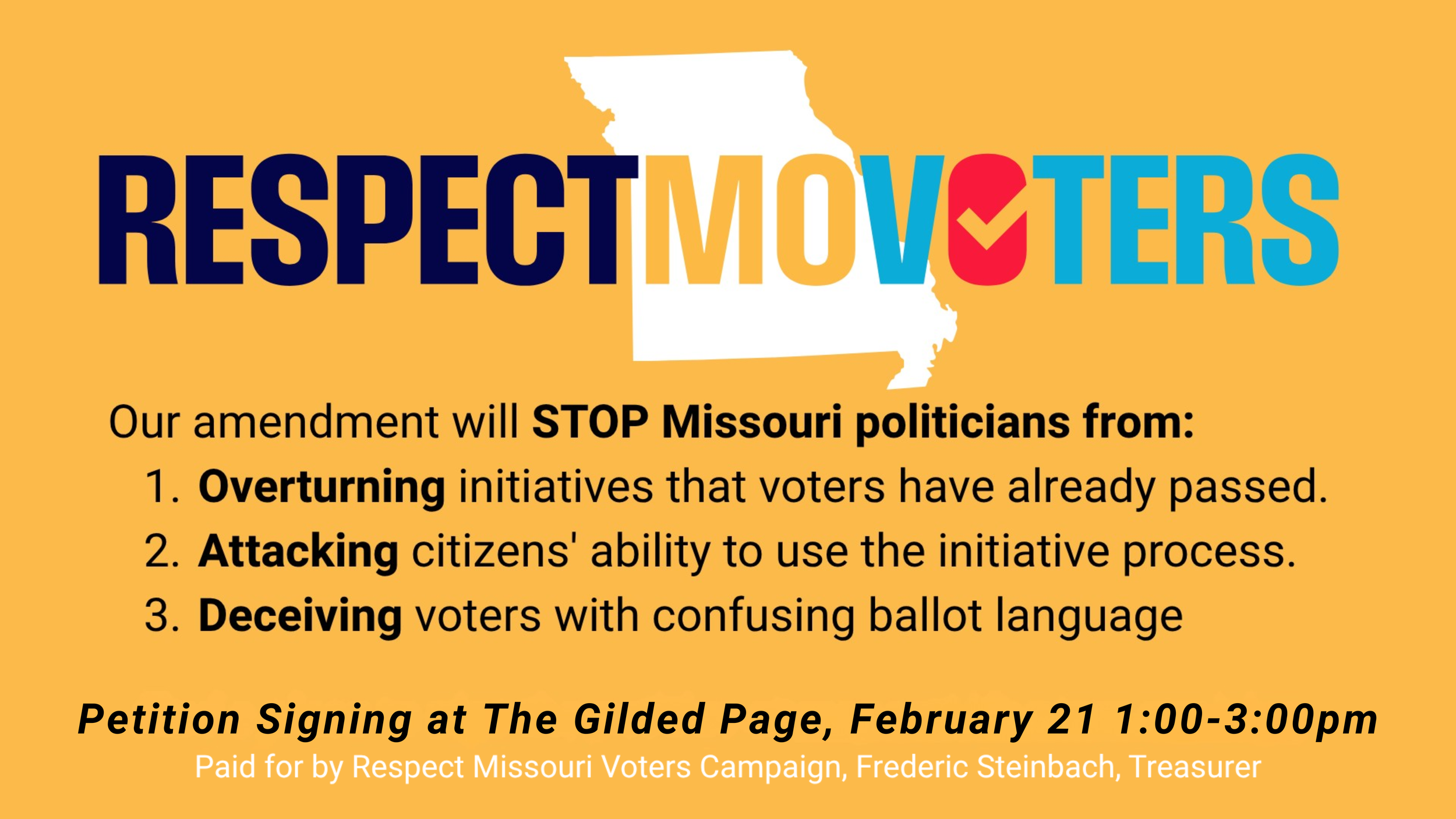 Respect Missouri Voters Petition Signing