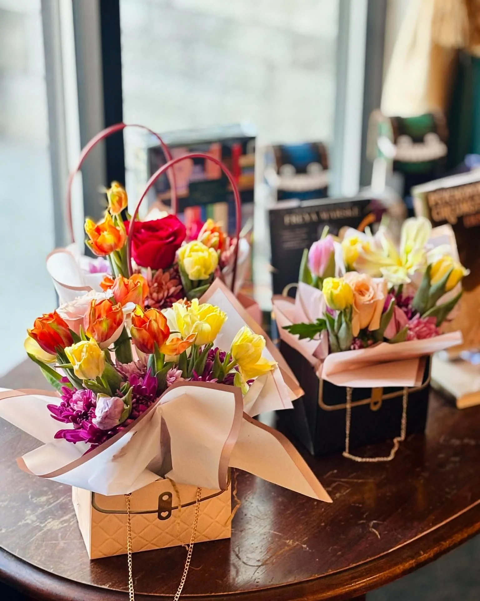 It&rsquo;s Valentine&rsquo;s Day, and we still have Book-quets available.
A thoughtfully chosen book paired with a fresh bouquet.

If you&rsquo;re still looking for a gift, or simply want something meaningful,
the shop is open and we&rsquo;d love to 