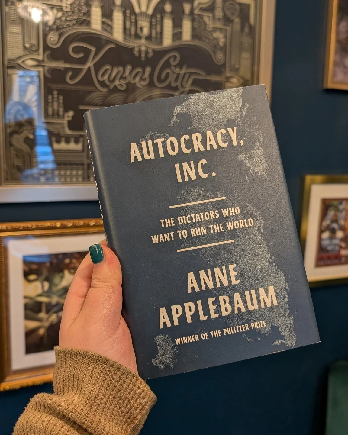 Political Discourse Book Club meets this Saturday at 3. 

We read. We talk. We disagree respectfully and go home having thought harder than we did when we walked in. Copies are available in store if you still need one. 

Kansas City has plenty of opi
