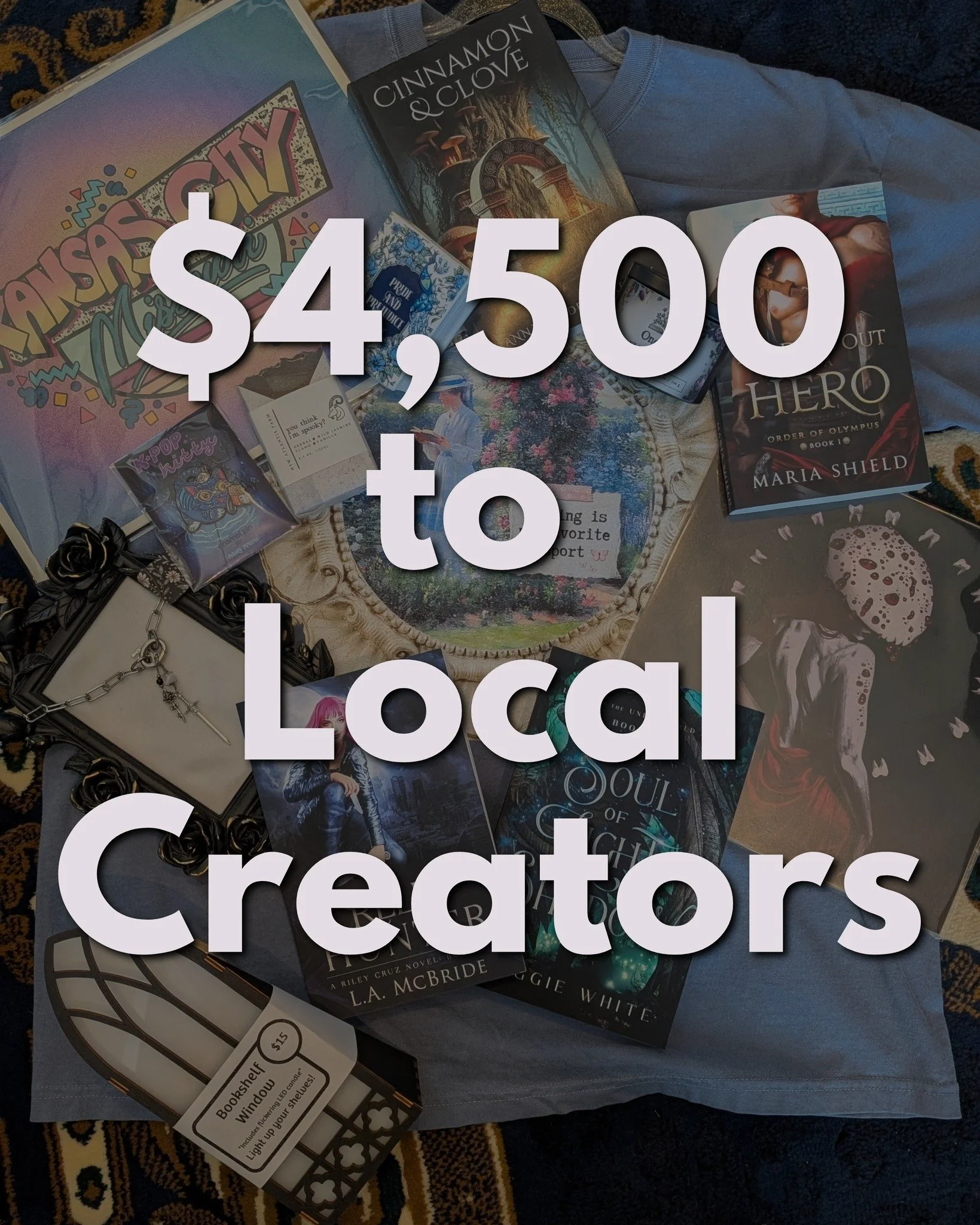 We&rsquo;re honestly a little in awe of this.

In 2025, nearly 400 pieces from our consignment authors and creators found their way off our shelves and into your hands. That&rsquo;s almost $4,500 going directly to local writers, artists, and makers r