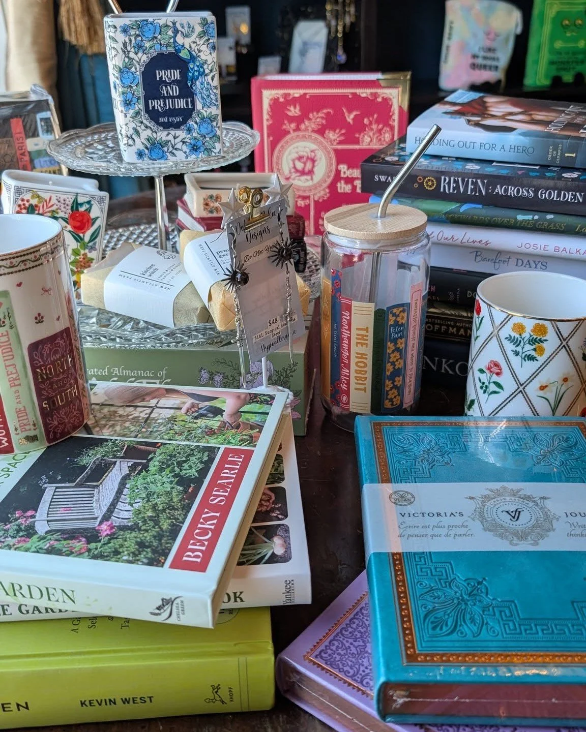 Mother's day is right around the corner and we took the guesswork out for you! Come shop our table full of Motherly goodies, for Moms of all hobbies and interests! Mugs, journals, candles soaps, and books of every genre, we have something for ever Mo