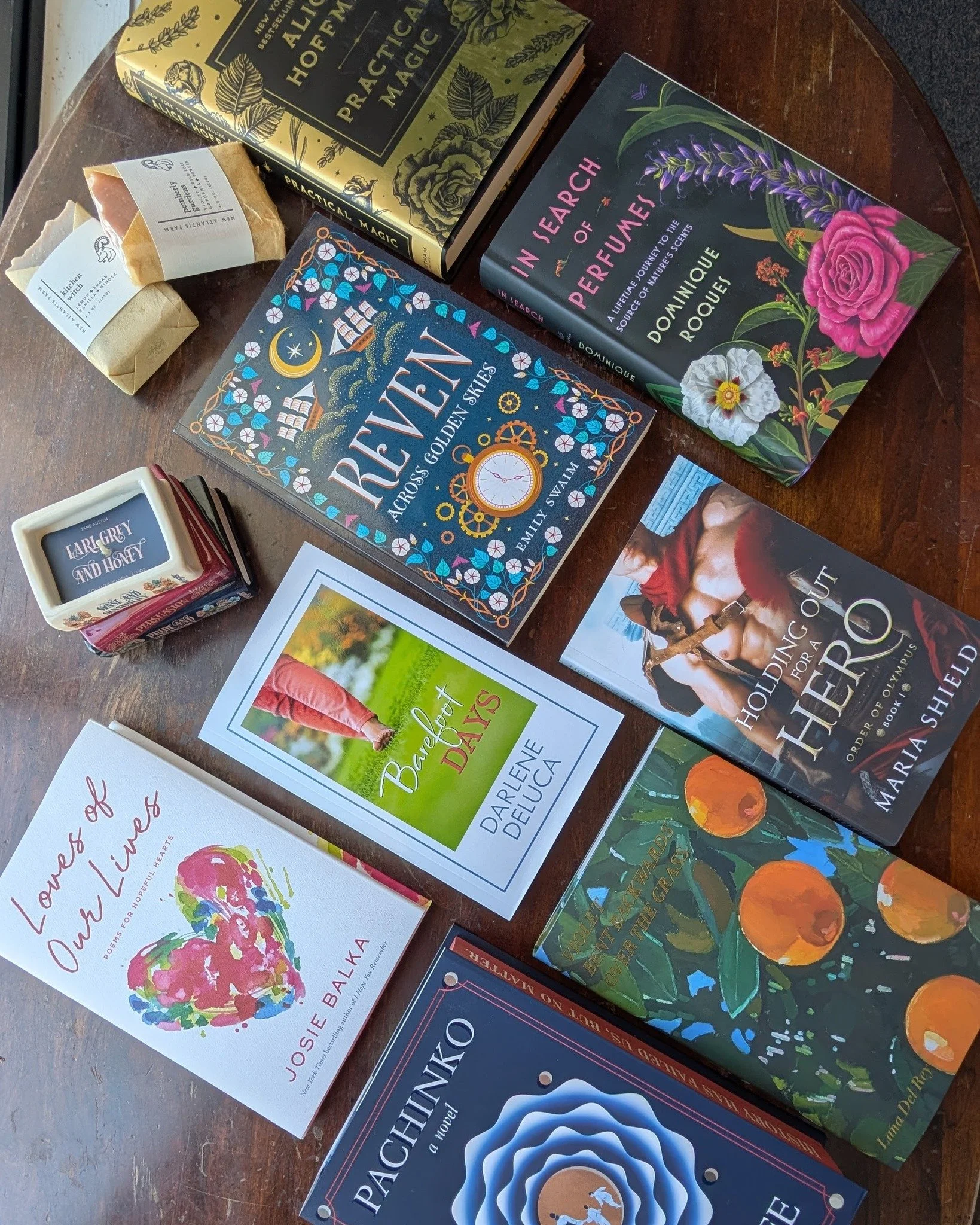 Mother's Day is this Sunday, and if you're still looking for a gift, I've got you covered. I've set aside a table of books that feel genuinely thoughtful; the kind of titles people actually remember receiving. Come by today or tomorrow; I'll help you