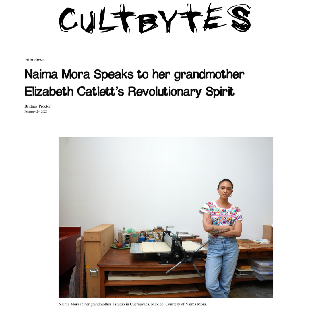 Naima Mora in Studio for Cultbytes Interview of Catlett Documentary