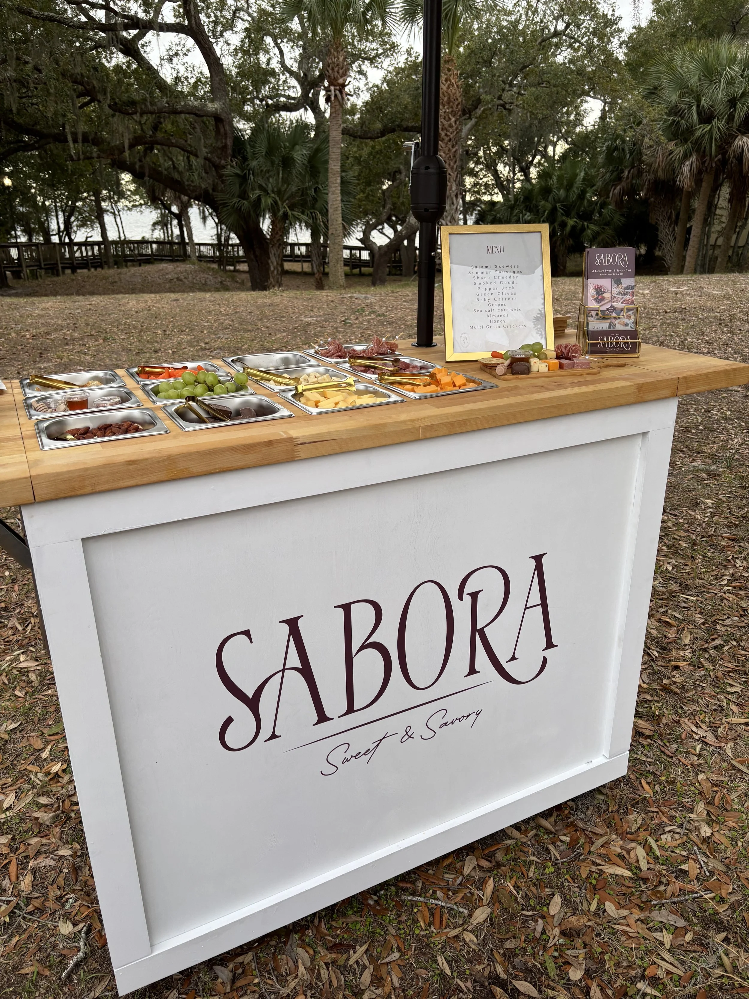 SABORA CHARCUTERIE CART