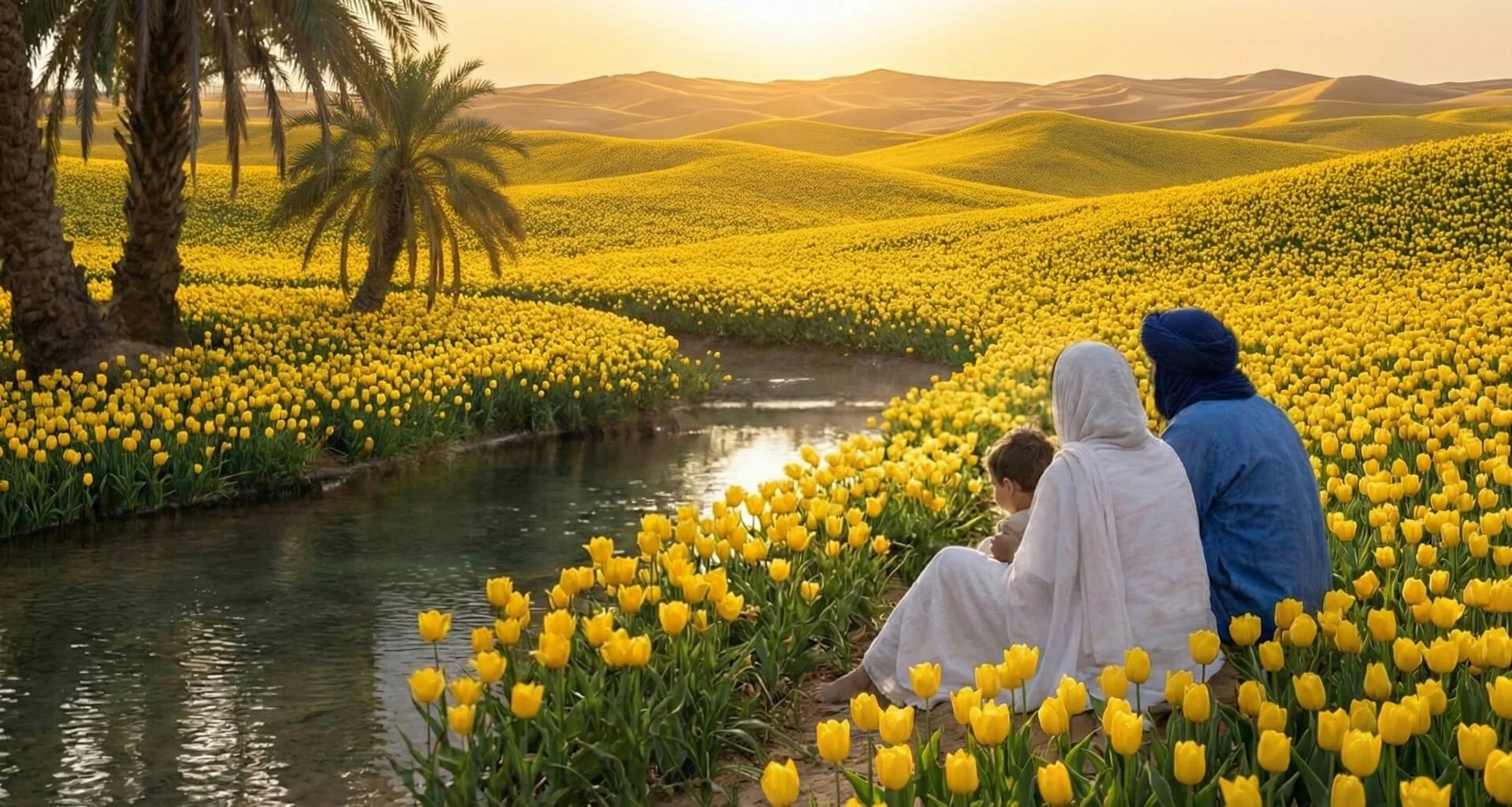 A Journey with Mother, co-directed by Kim Jeon-Han and Ku Ji-Won. 

After losing his mother, a father and his child begin a journey across the desert.
Although their destination is the sea, most of the journey unfolds in fear and tension.
In the dese