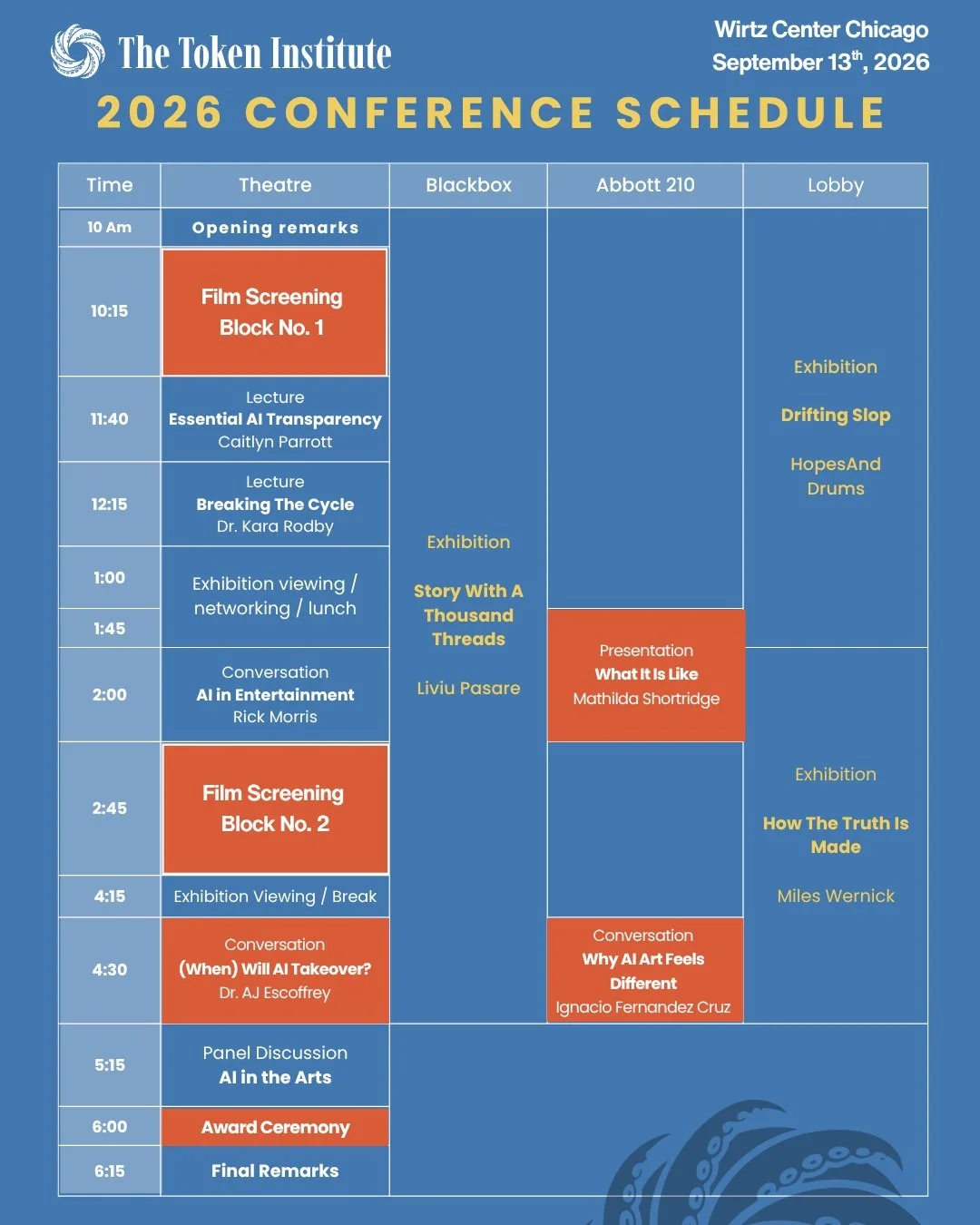 The Token 2026 Conference is fast approaching! The schedule is live and tickets are on sale now at the link in bio.

If you're currently in school, don't forget to take advantage of the 50% student discount :)