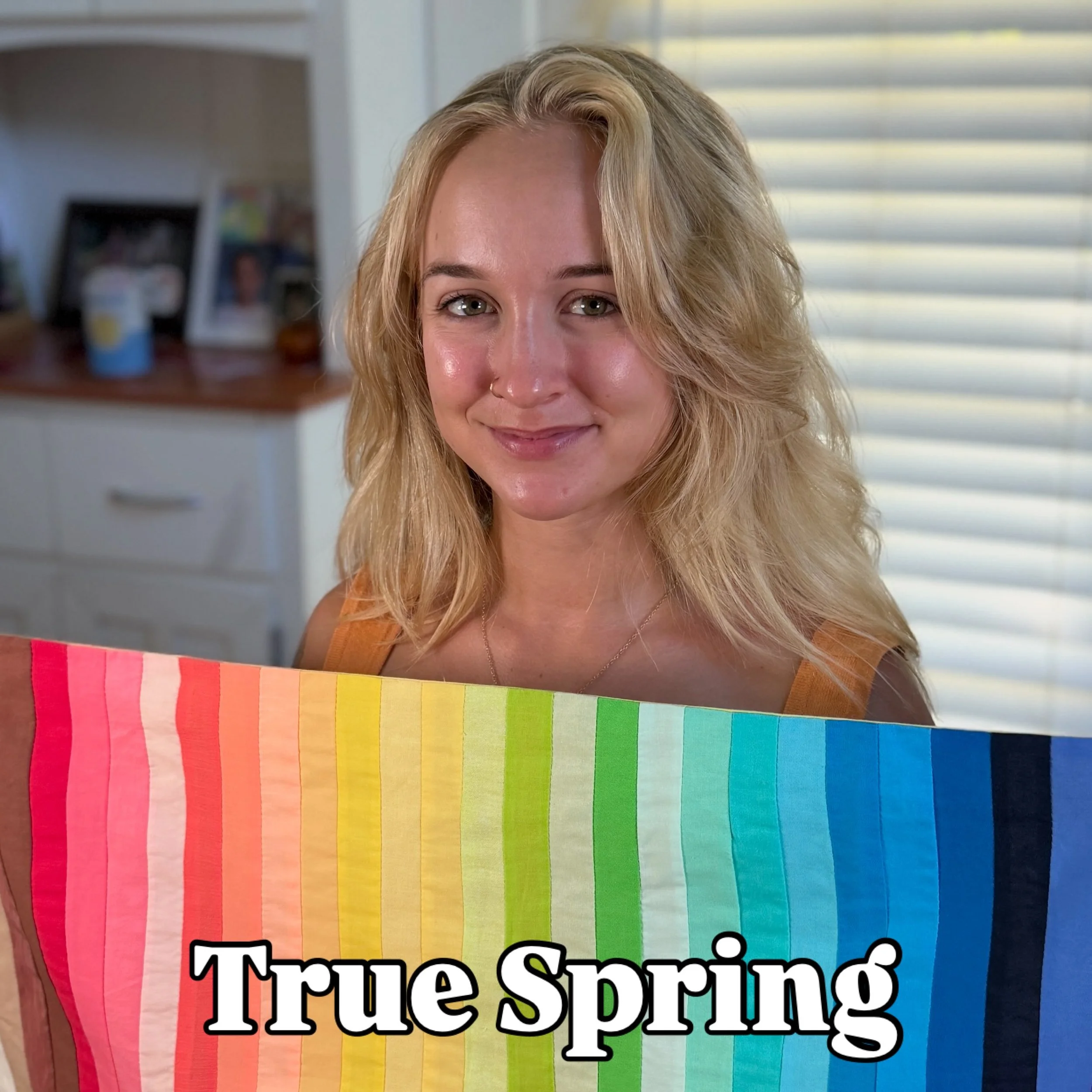 People sometimes ask if I can tell by looking at them what season they are, and the answer is &ldquo;No!&rdquo; Bethel is a good example of why not. 

At first glance, I would have guessed that she was a Summer. Her natural hair color is in the neutr