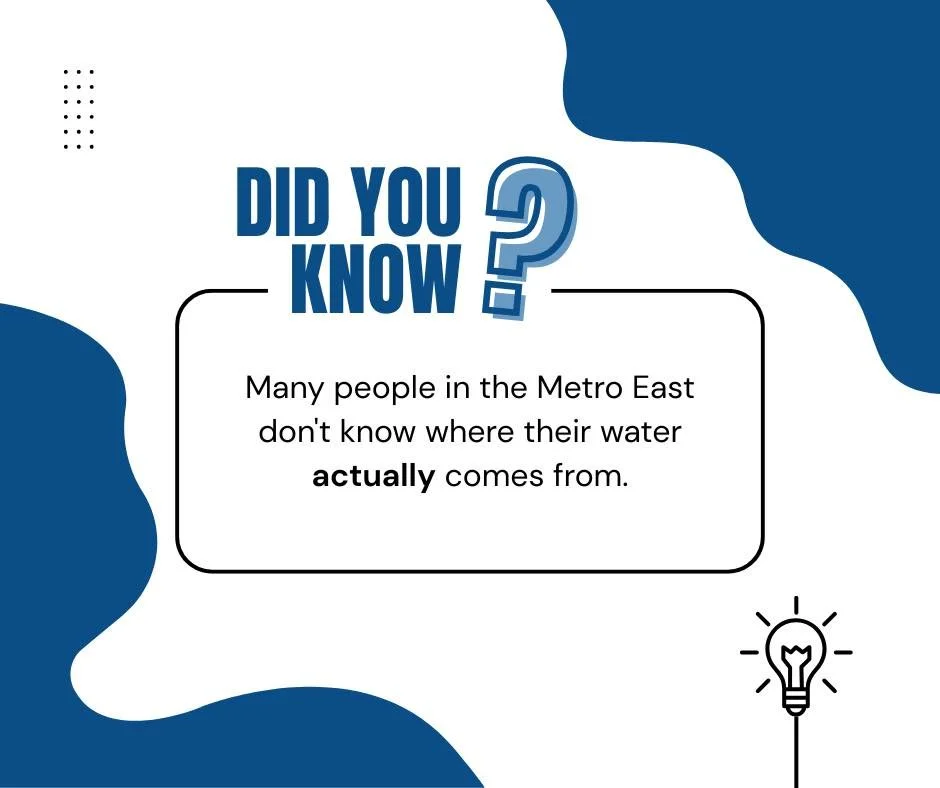 Did you know the water in much of Madison, St. Clair, and Monroe counties comes from the same shallow aquifer beneath the American Bottoms &mdash; formed over thousands of years by the Mississippi River?

It's close to the surface. It's connected. An