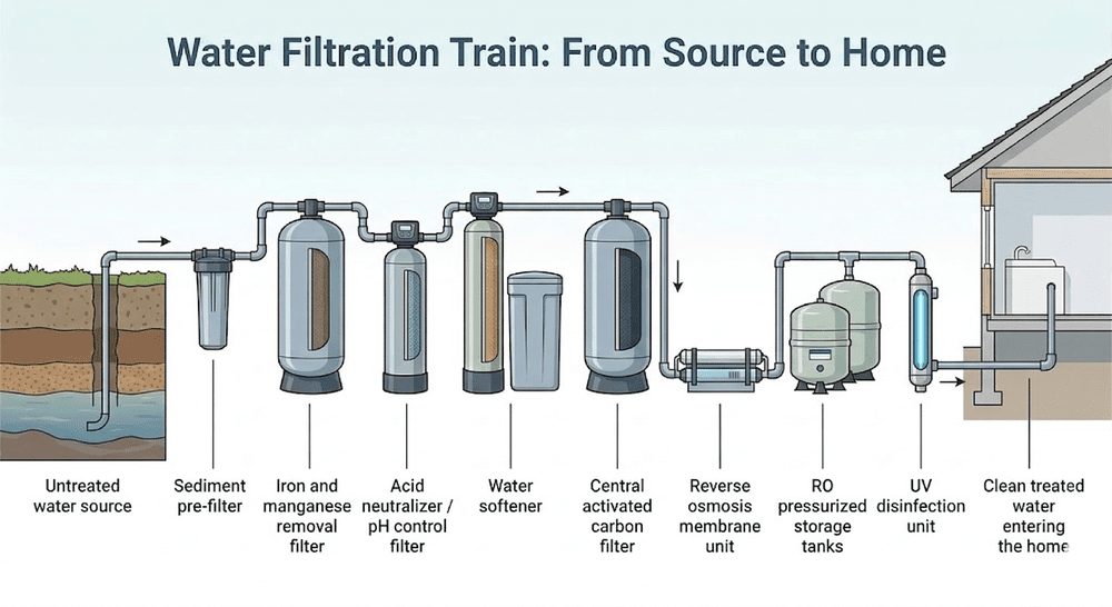 Water Filtration Trains and There Filters | Enhance Water Quality Today ...