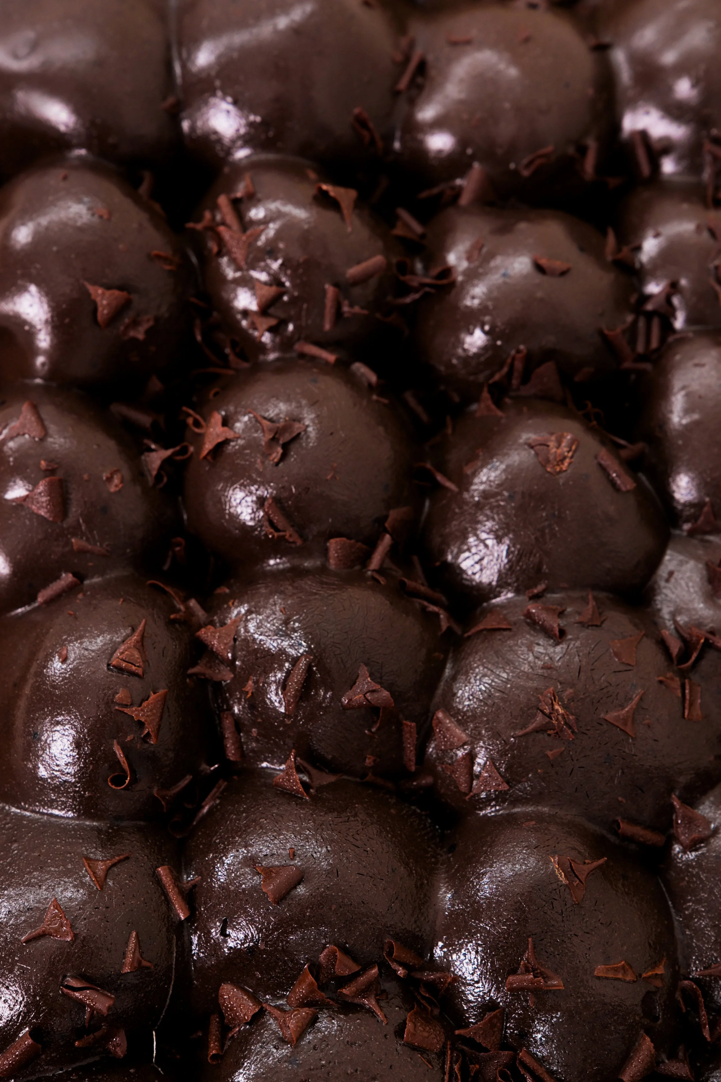 Dark Chocolate Profiteroles Tray